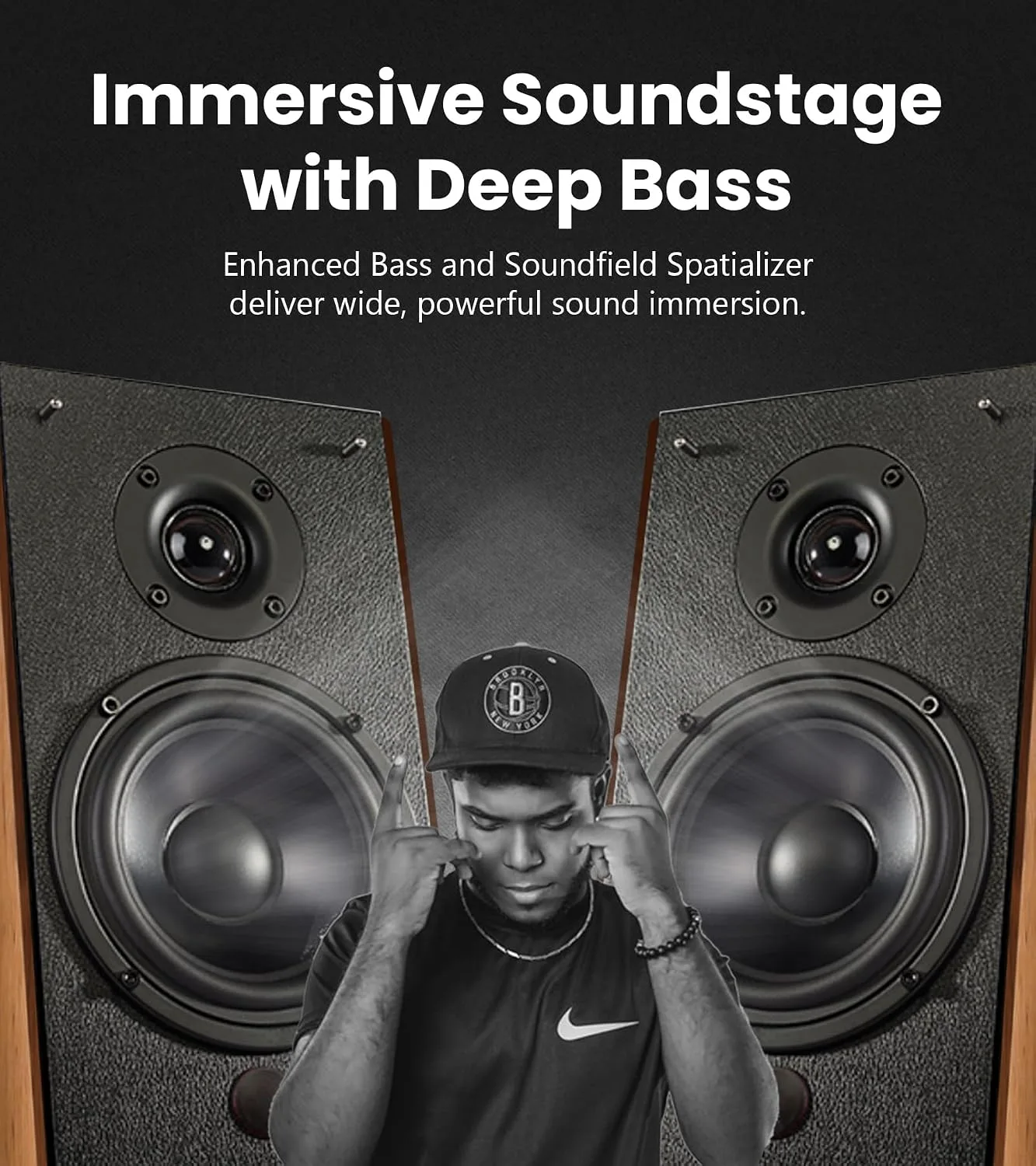 Edifier R2000DB Powered Bluetooth Bookshelf Speakers, 120W RMS, Warmoak