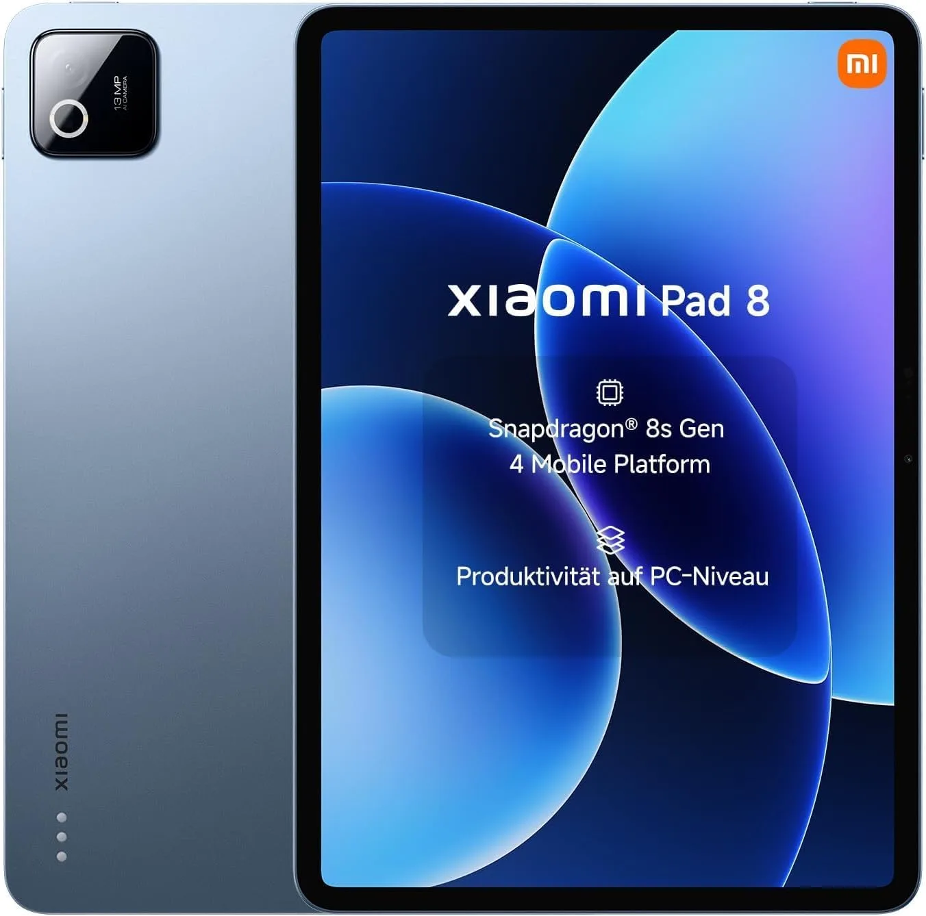 XIAOMI Pad 8 Ai WiFi Version Global (No Calls or Text) 11.2 inches 3.2K 144Hz 9200mAh Four Speakers 13 Mp Model 25097RP43G (Blue, 256GB + 12GB)