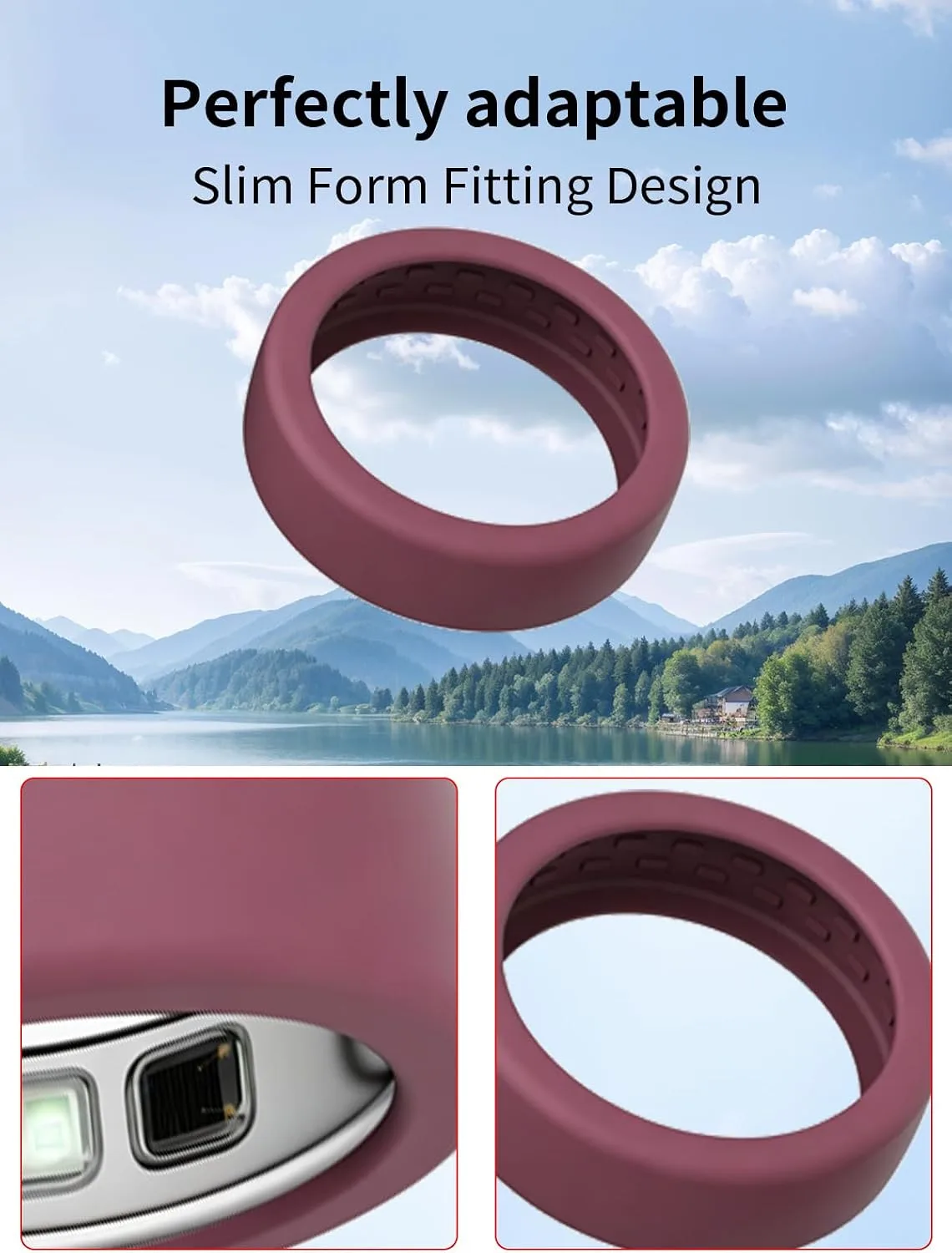 for OURA Ring5 Silicone Ring Protector Case.(Size:6~9)