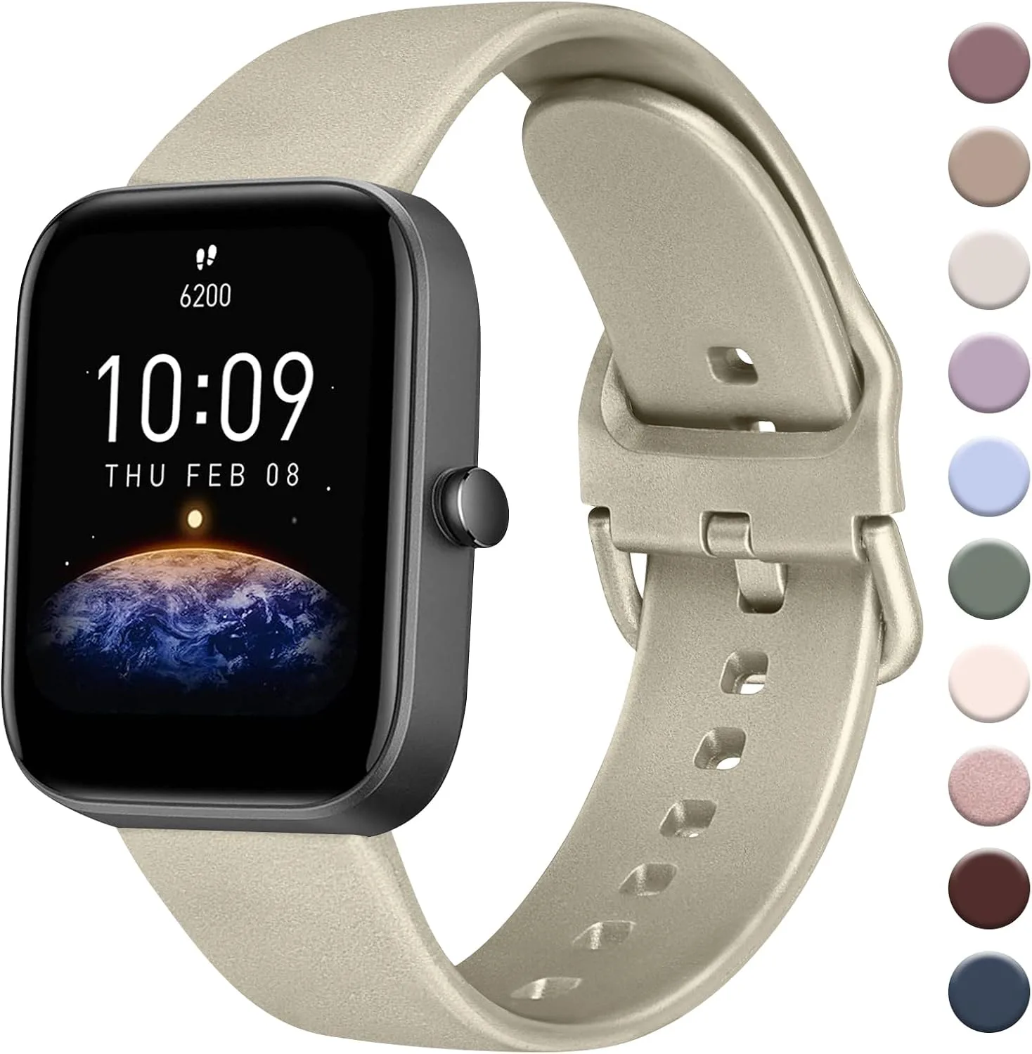 AK Band for Amazfit GTS 4 / GTS 4 Mini / GTS 3 / GTS 2 / GTS 2e / GTS 2 mini / GTS / GTR mini Bands, 20mm Soft Replacement Sport Strap for Amazfit Bip 3 / Bip 3 Pro / Bip U Pro / Bip / Bip Lite / Bip S / Bip S lite / Bip U Smart Watch Women Men