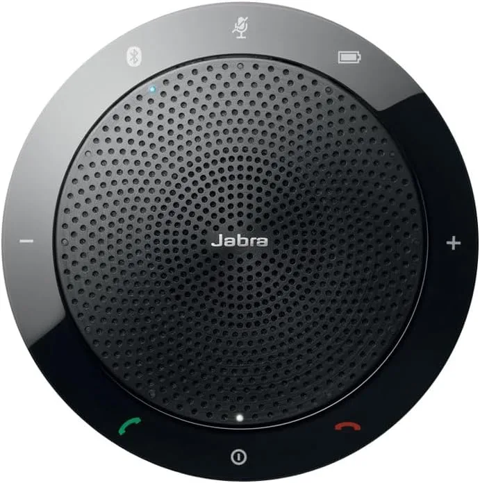 Jabra Speak 510 UC Wireless Bluetooth Speakerphone – Outstanding Sound Quality, Portable Conference Speaker for Holding Meetings Anywhere - Certified for Zoom & Google Meet