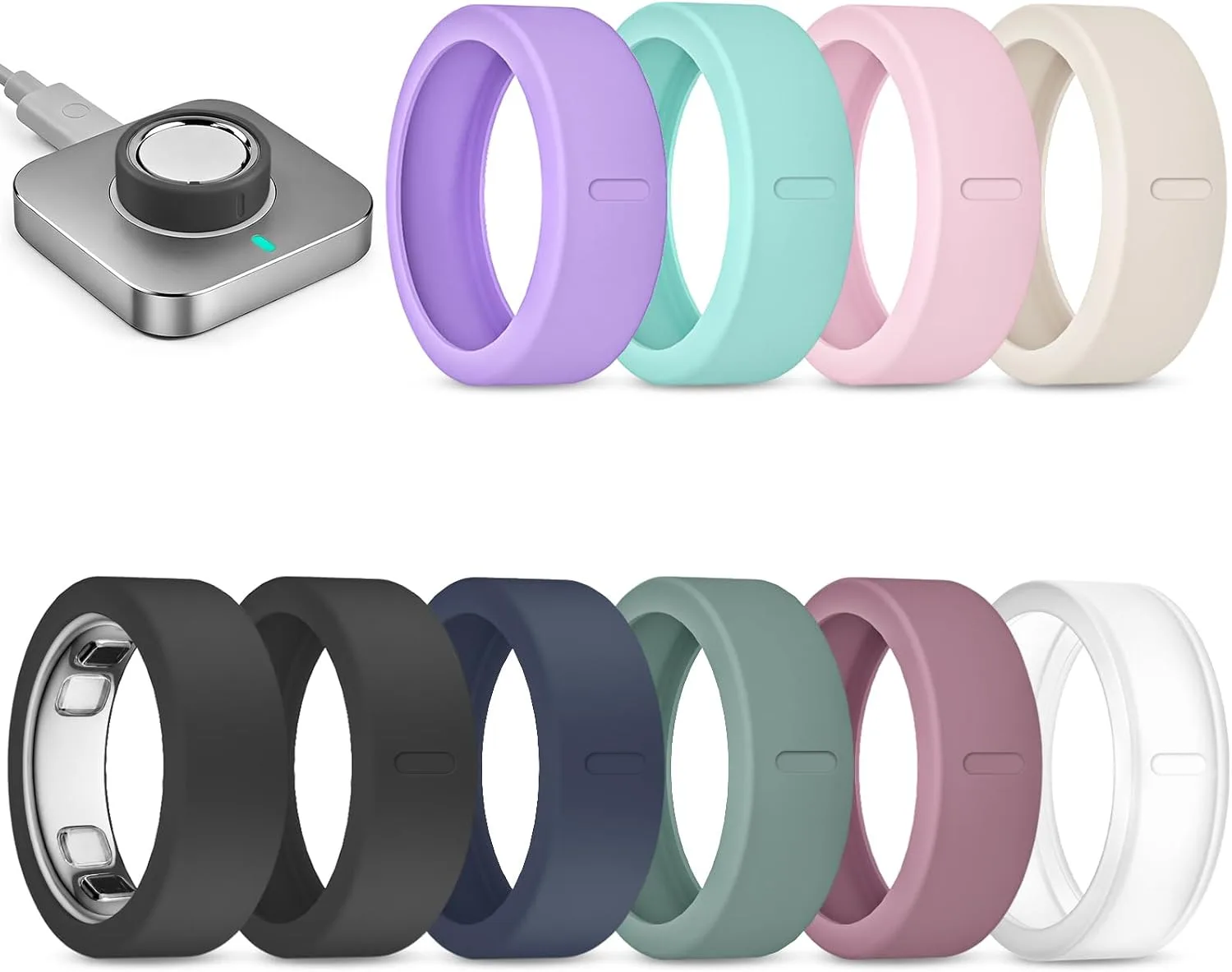 10 Pack Ultra-Thin Cover Compatible with Oura Ring 5