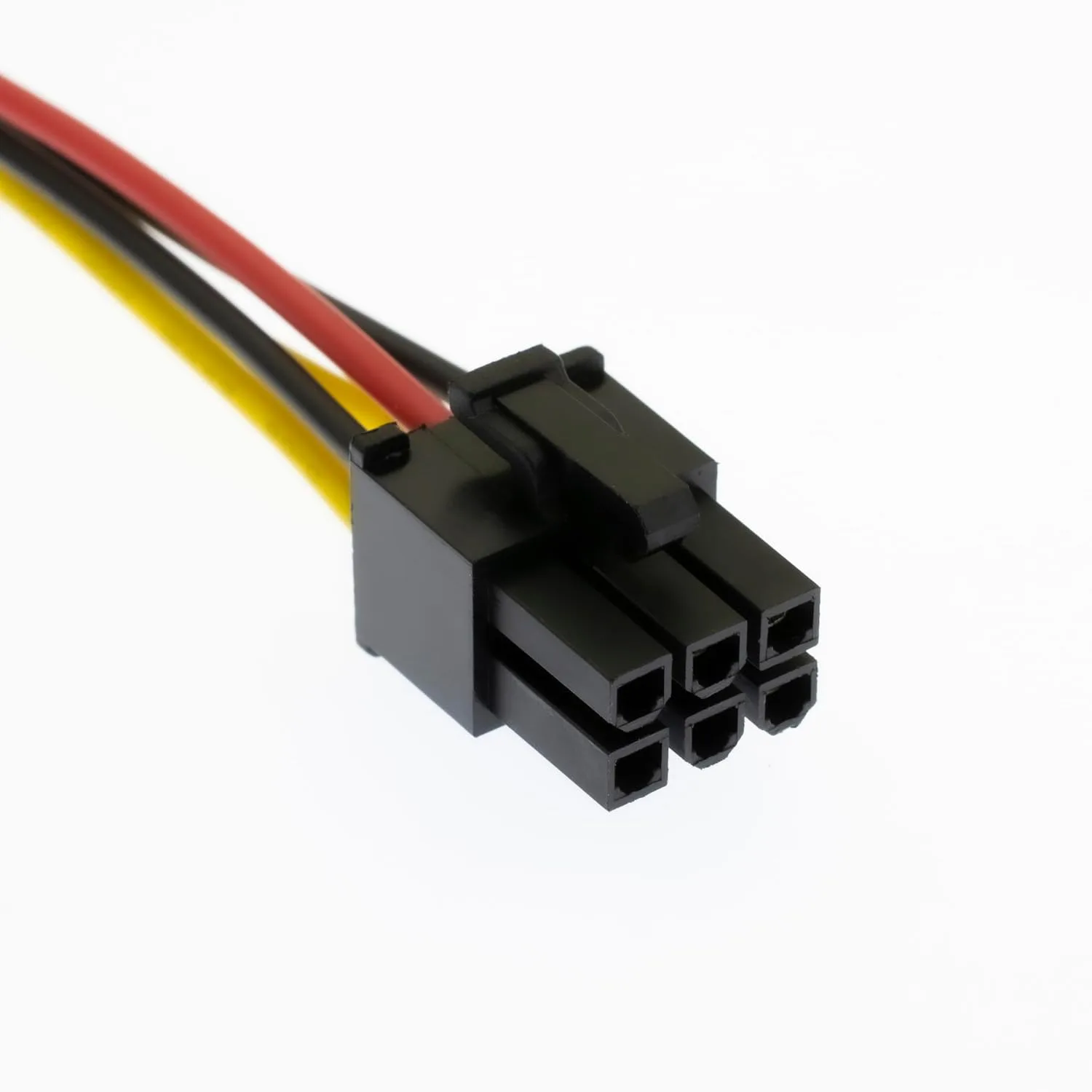 2 Pack 4 Pin Molex to 6 Pin Video Card GPU Power Supply Cable 8.6’’ 22cm