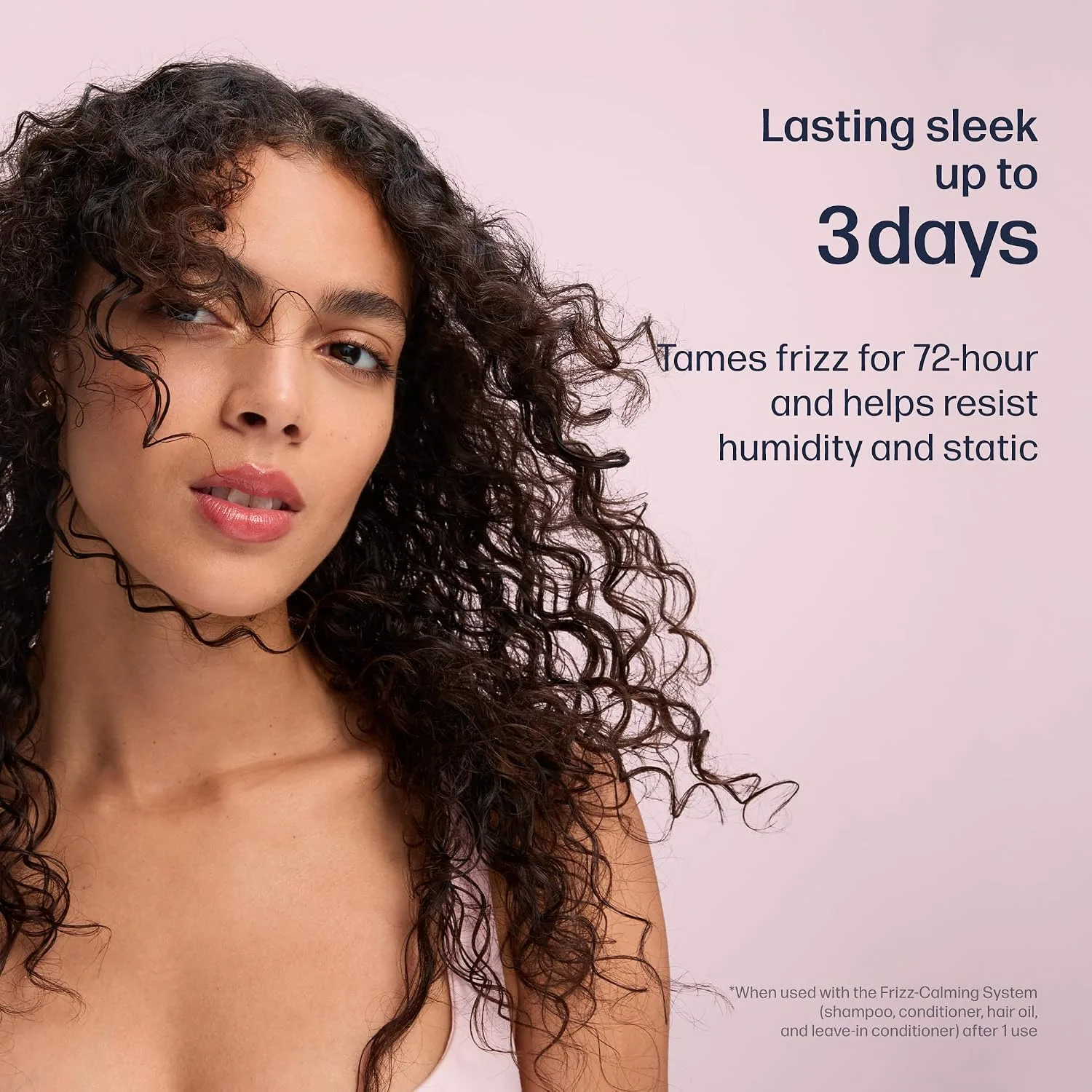 UNOVE Frizz-Calming Sleek Shampoo, Anti-Frizz Hydrating Shampoo for Frizzy Hair, Gentle Cleansing Shampoo for Softness & Glossy Shine, Humidity-Resistant Frizz Control, Blush Musk, 290 mL / 9.80 fl oz
