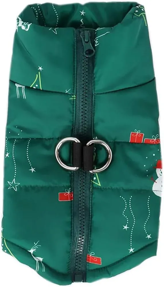 Chaleco Impermeable Waterproof Windproof para Perros Pequeños y Medianos Talla M