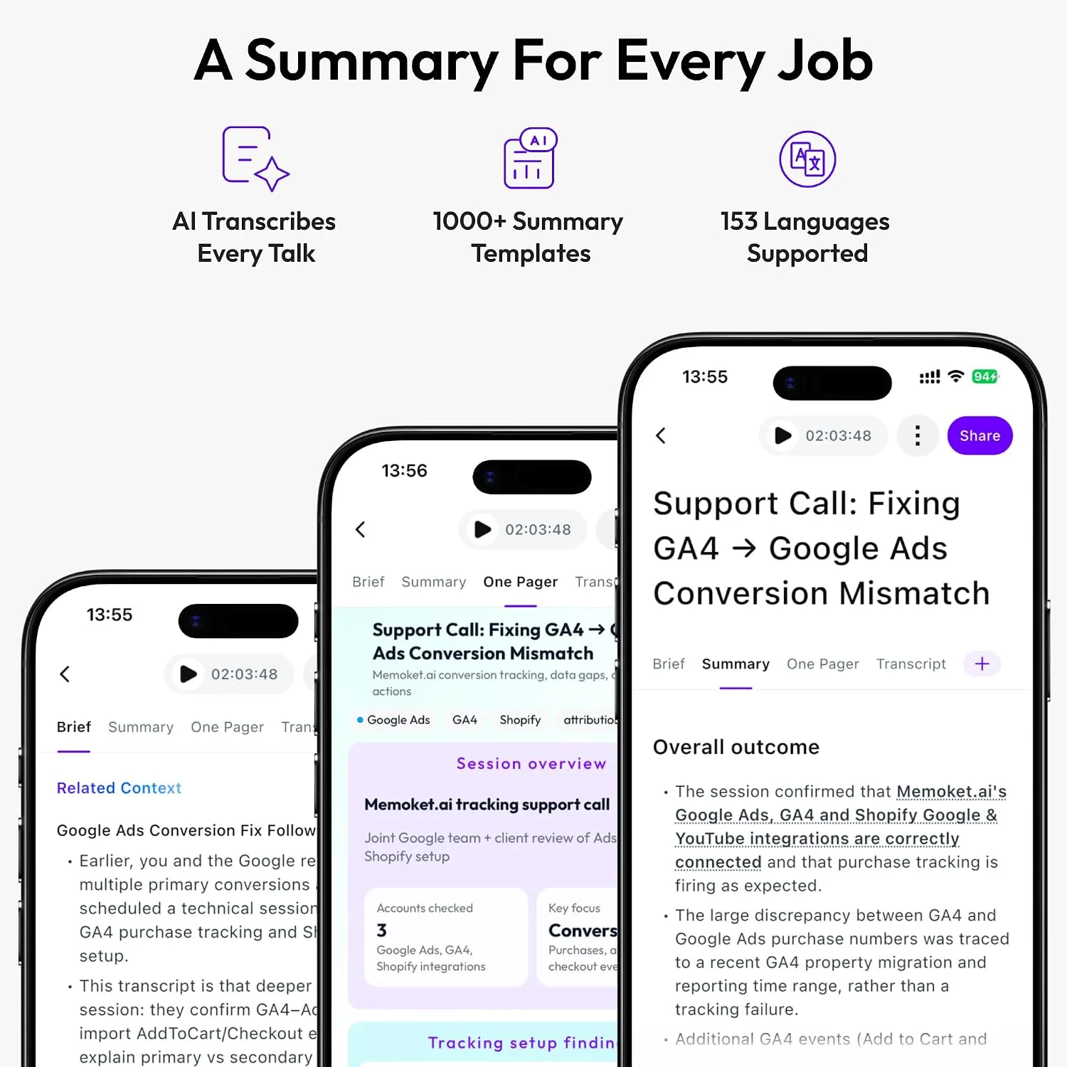 Gem Wearable AI Voice Recorder, Transcribes, Fits Apple Watch Bands