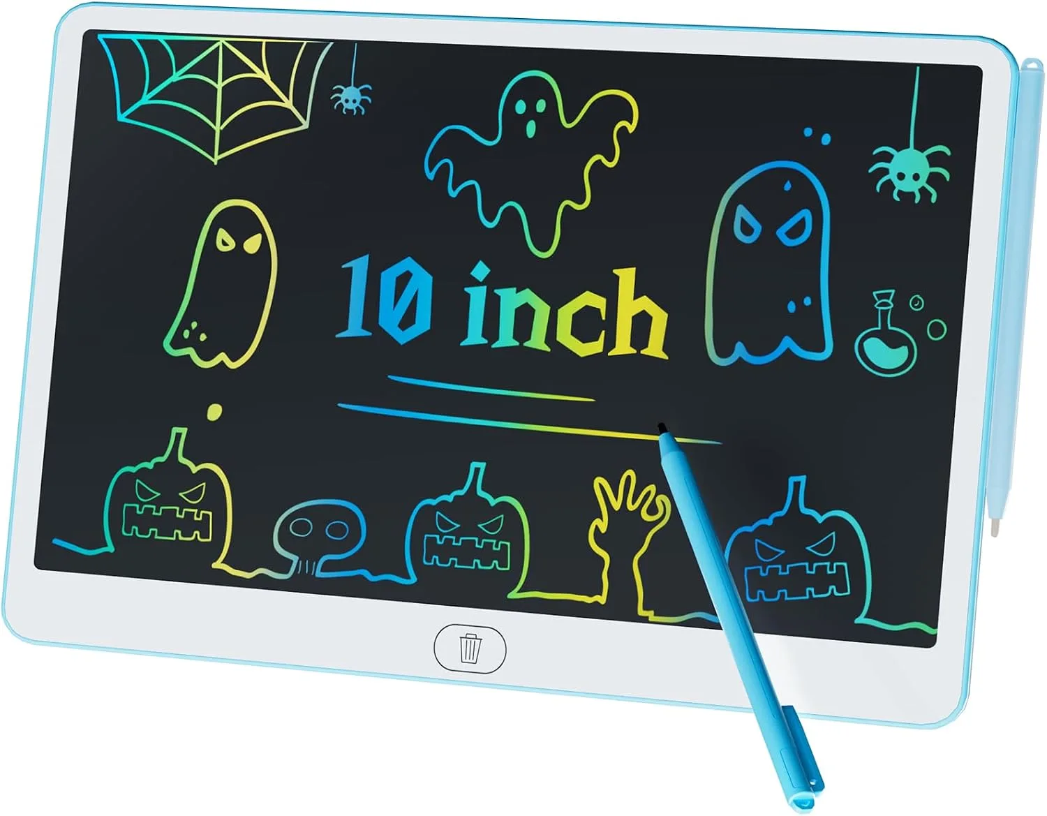 10 Inch LCD Writing Tablet for Kids - Eye Protection Drawing Pad with Stylus & Erasable Gift for Boys, Girls, Kids Age 3, 4, 5, 6, 7, 8, 9-12 Years Old (Blue, 10 inch)