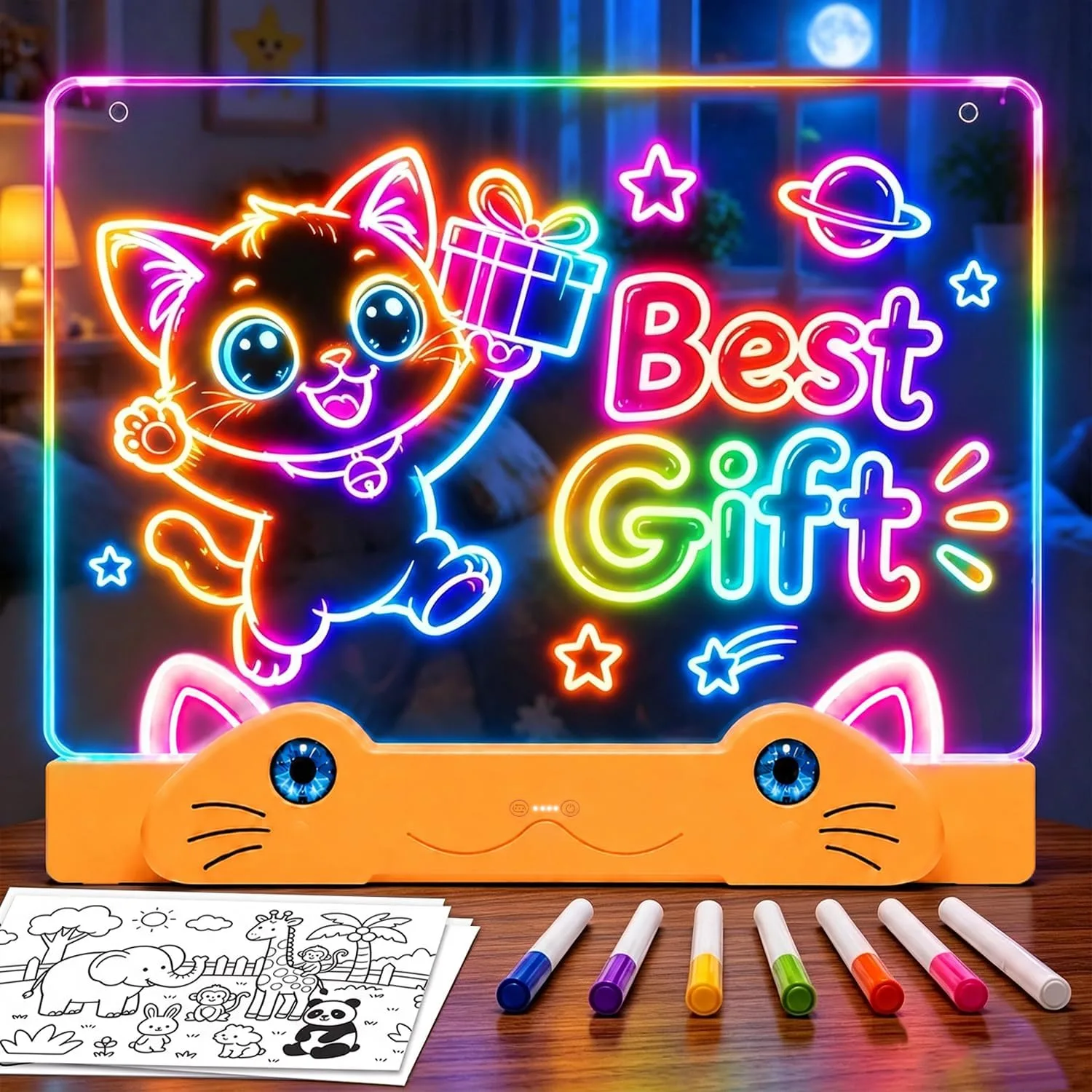 LED Drawing Board for Kids,Light Up Drawing Board,Gifts for Girls Boys Kids