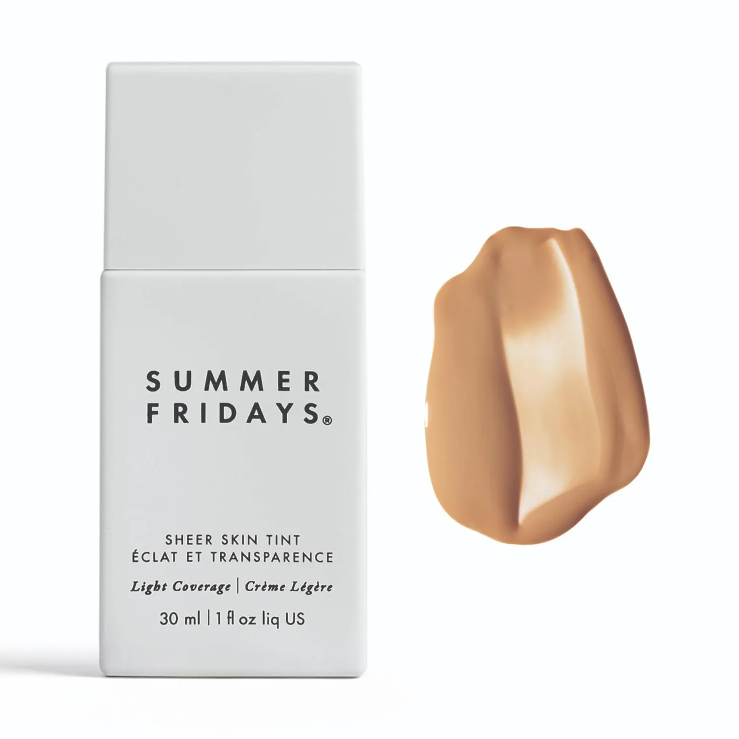 Summer Fridays Sheer Skin Tint, Lightweight Face Makeup, Shade 2 (1 Oz)