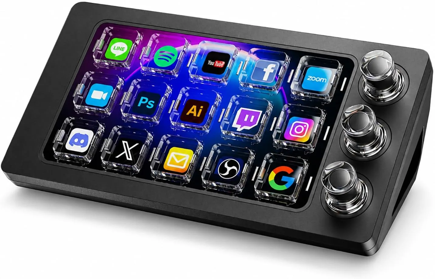 Controlador Stream Deck para PC Actionring MagTran M3
