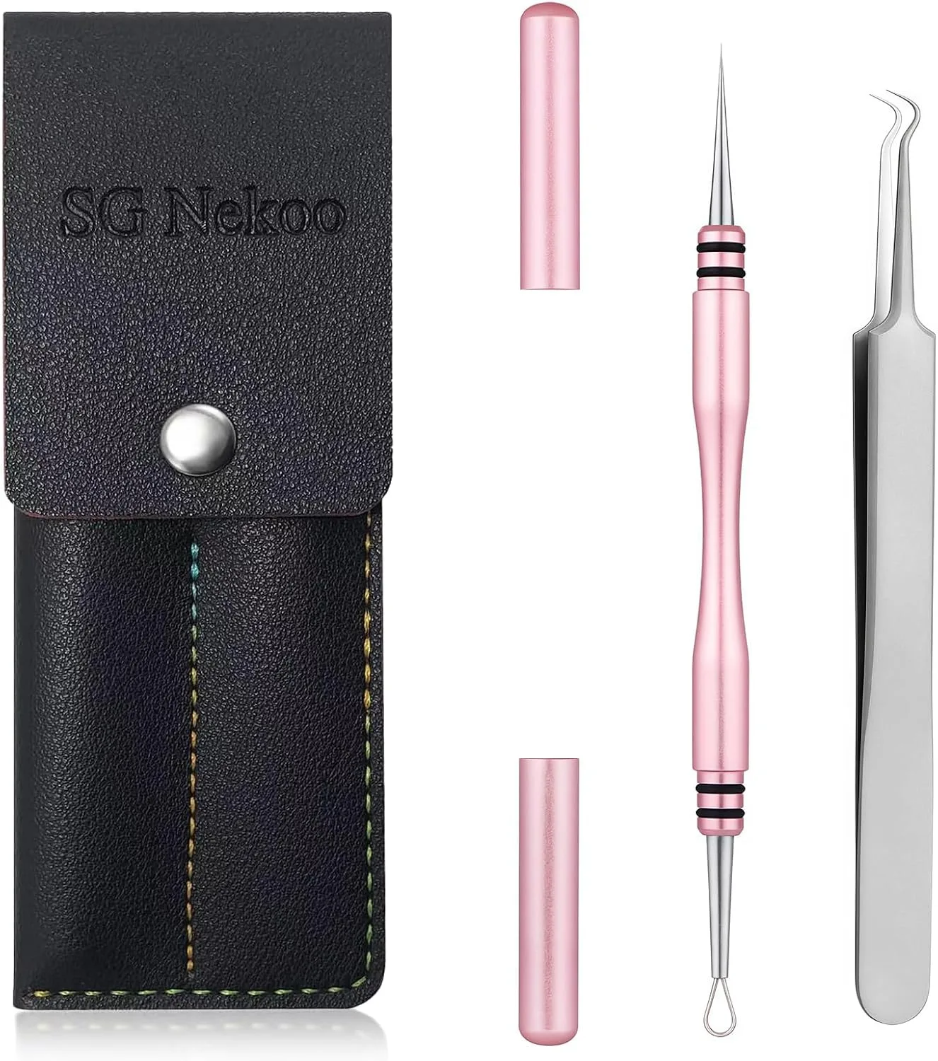 SGNEKOO Professional Milia and Blackhead Remover Tool Kit