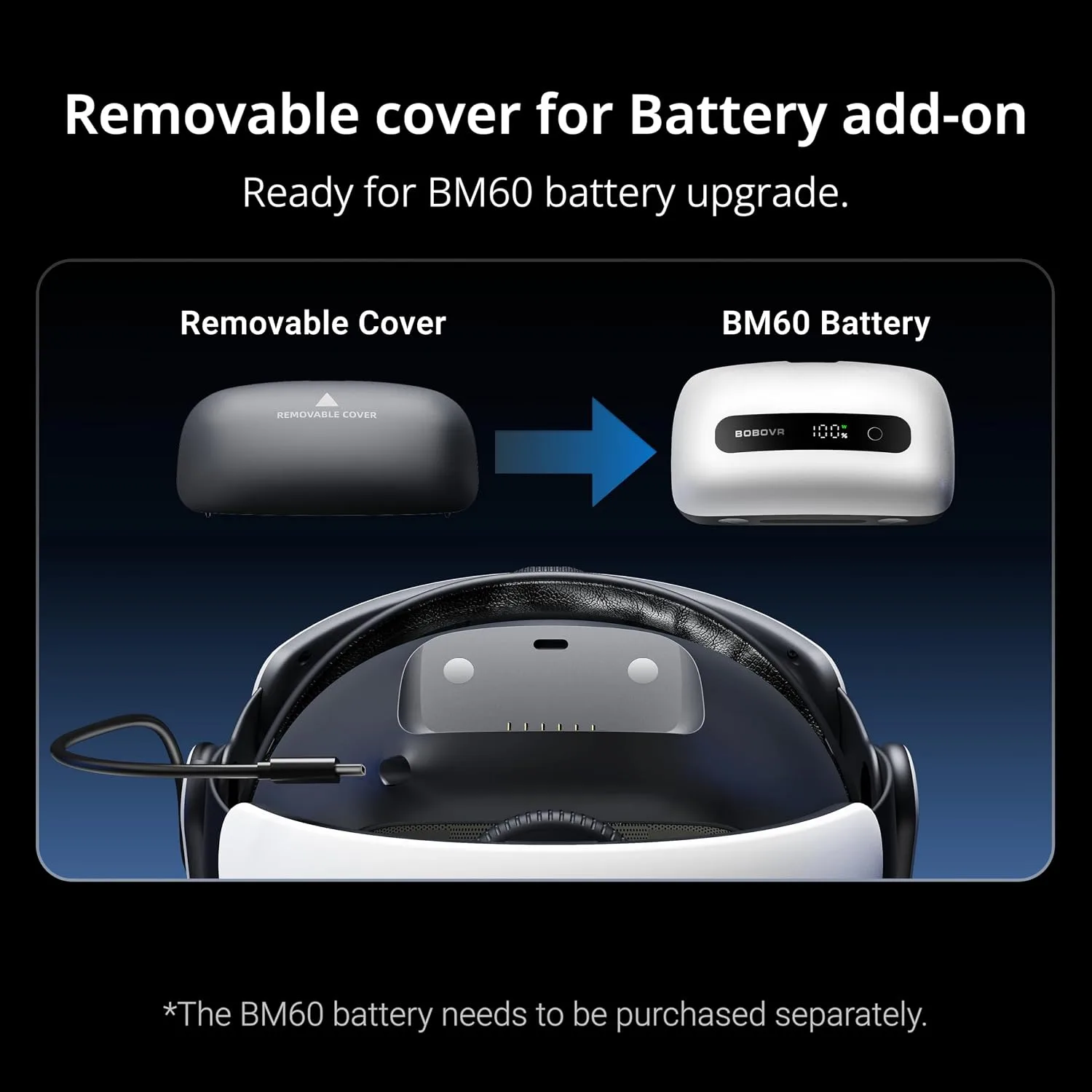 BOBOVR M3 Head Strap Compatible with Quest 3/3S, Dual-Mode VR Strap with Halo and Elite Fit Modes, Front and Rear Adjustment Knobs, Reduced Face Pressure, Stable Fit for Active Games