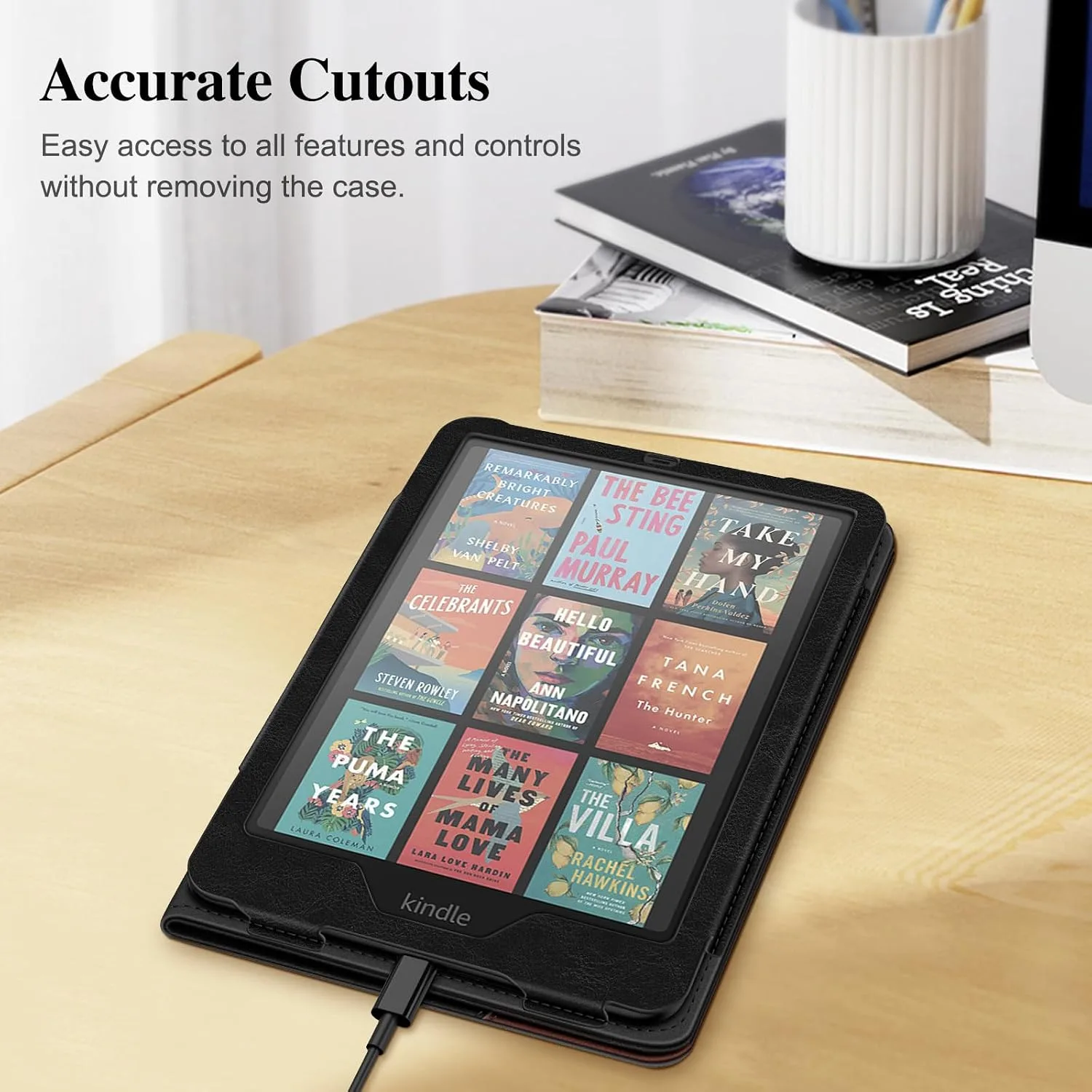 Fintie Folio Case for Kindle Paperwhite 12th/11th Gen & Kindle Colorsoft