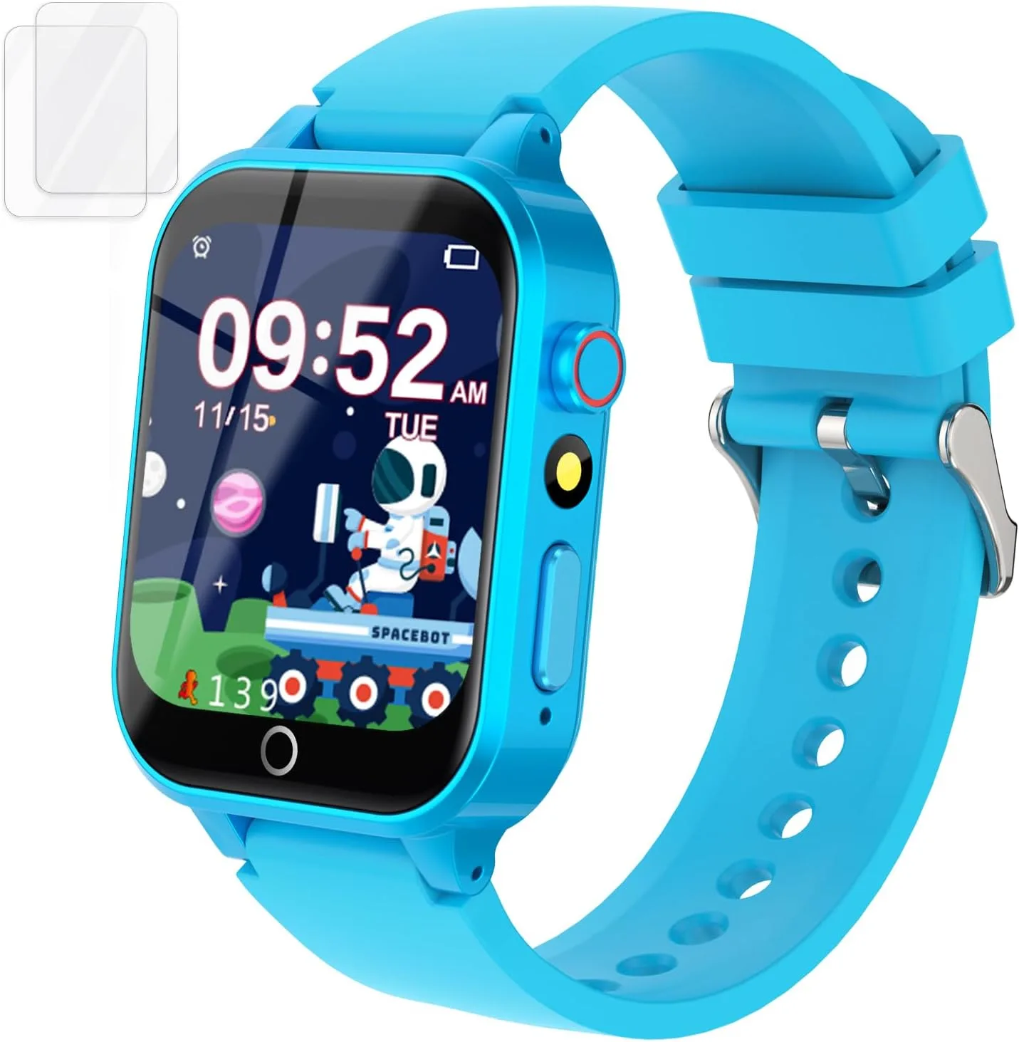 Cosjoype Kids Smart Watch for Kids with 26 Puzzle Games HD Camera Video MP3 Player Habit Tracking Learn Card Flashlight 12/24 hr Kid Watches Gift for 5-12 Year Old Boys Toys for Boys