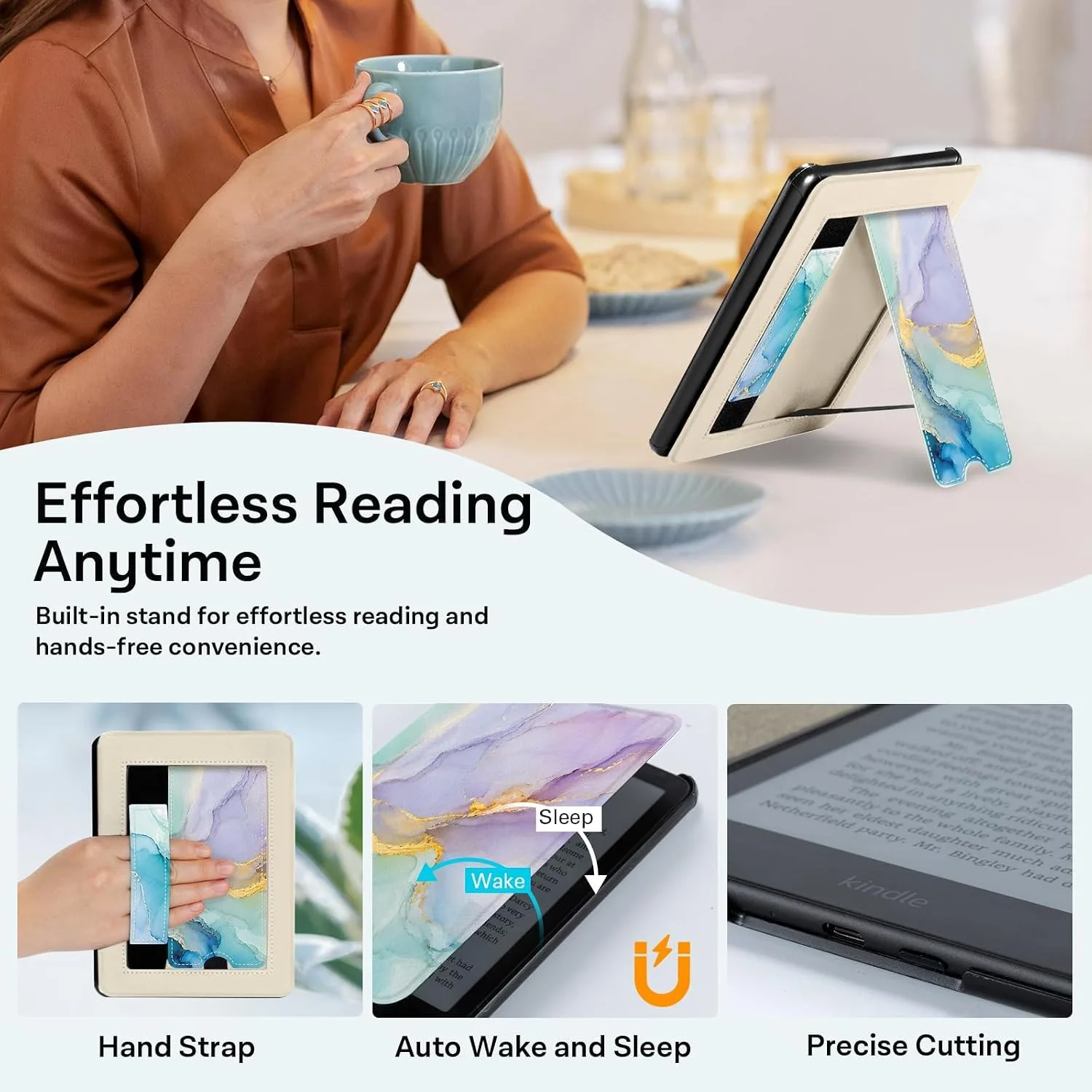 CoBak Case for 7" Kindle Paperwhite 12th Gen 2024 and Kindle Colorsoft