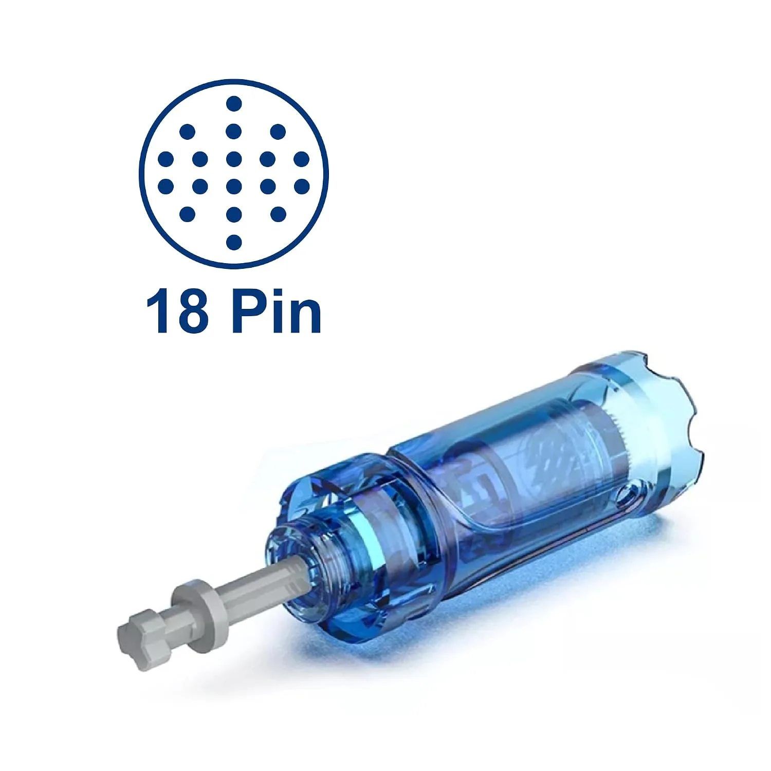 Microneedling Cartridges (10Pcs 18Pin) for Dr Pen Microneedle Machine M8S A8S A9 A11, for cosmetic skin use only