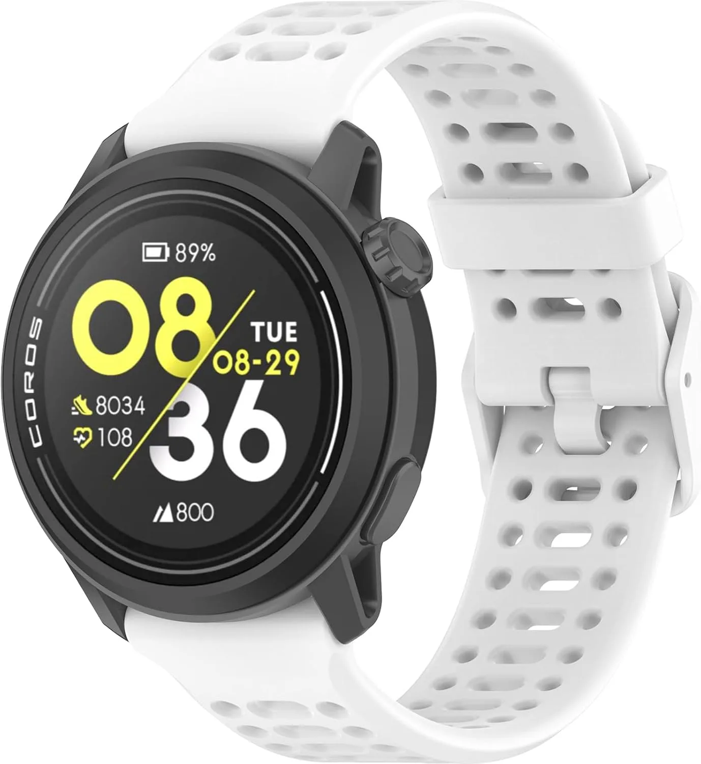 20mm 22mm Sport Silicone Bands for COROS PACE 4/3/APEX 2 Pro/PACE 2