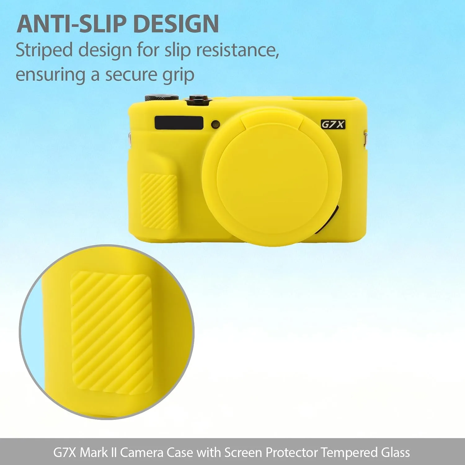 Camera Case for G7X Mark II / G7X II - Yellow