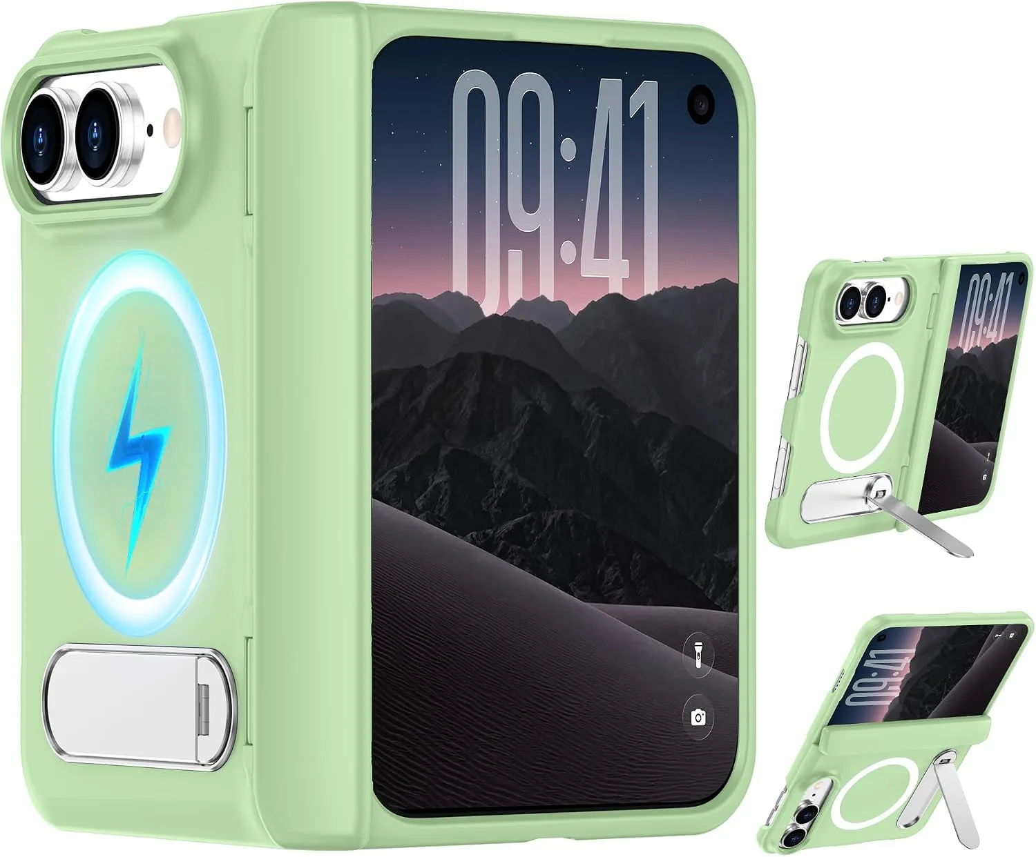 For iPhone Duo Case/iPhone Fold Case with Kickstand & Screen Protector
