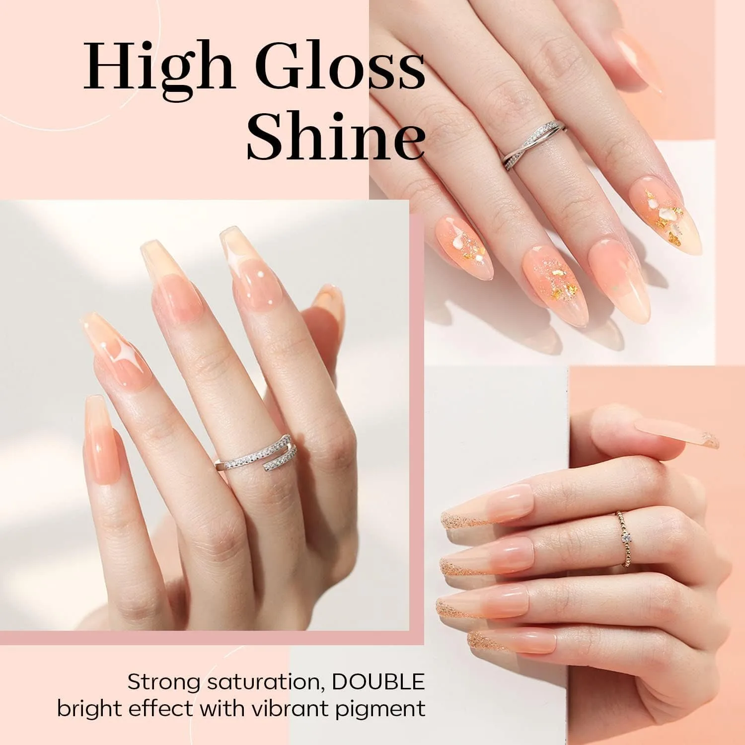 modelones Gel Nail Polish Transparent Jelly Neutral Nail Polish