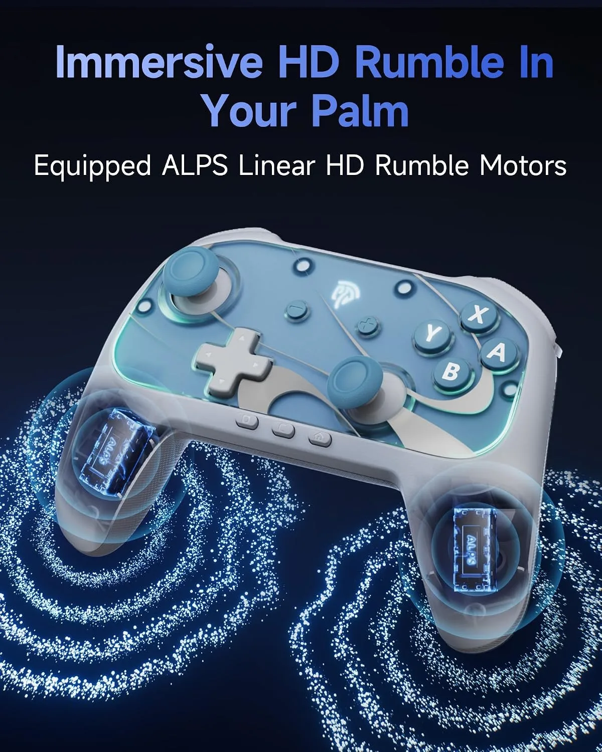 EasySMX S10 Controller for Switch 2/ Switch/PC-One Key Wake-up