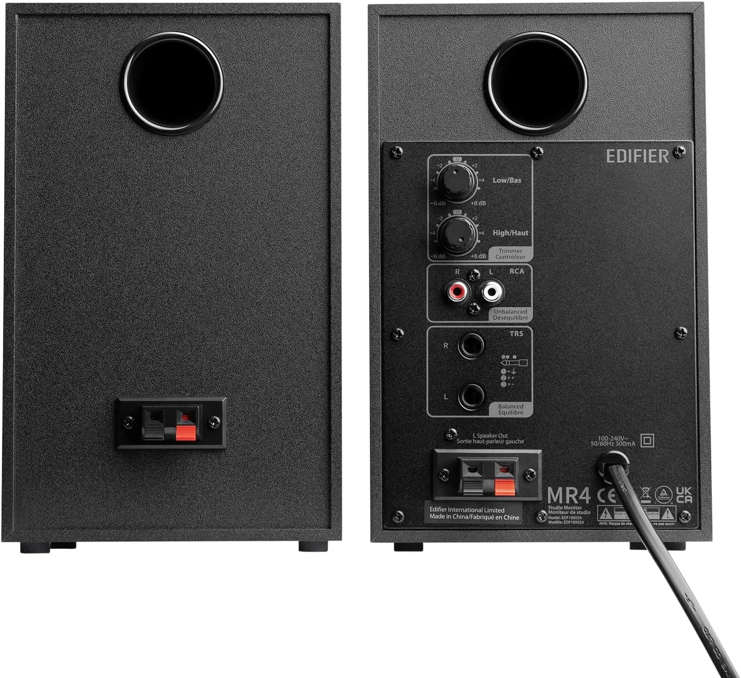 Edifier MR4 Power Studio Monitor Speakers, 4 inch Active Near-Field Speaker
