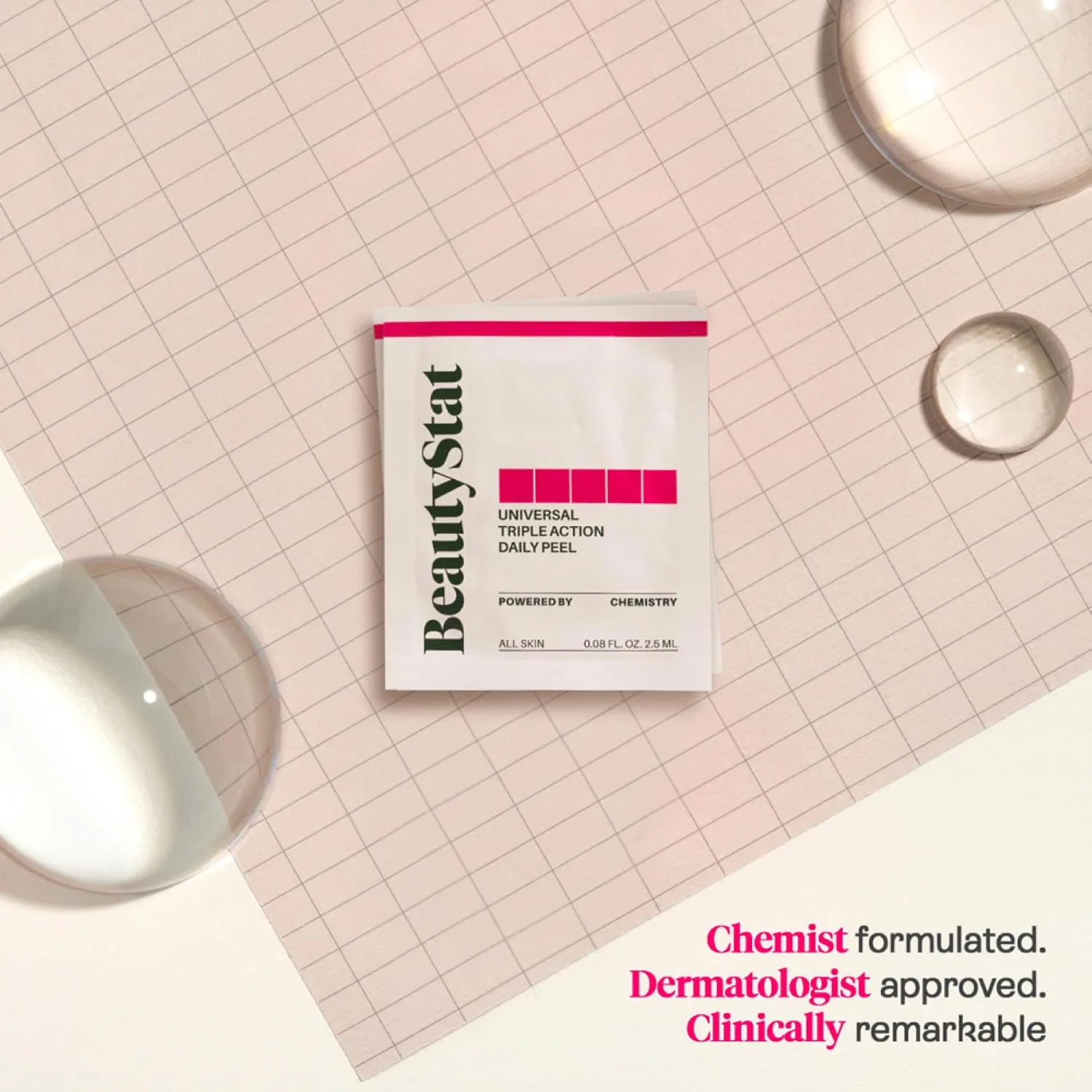 BeautyStat Exfoliating Peel Pads - AHA BHA Chemical Peel for Face