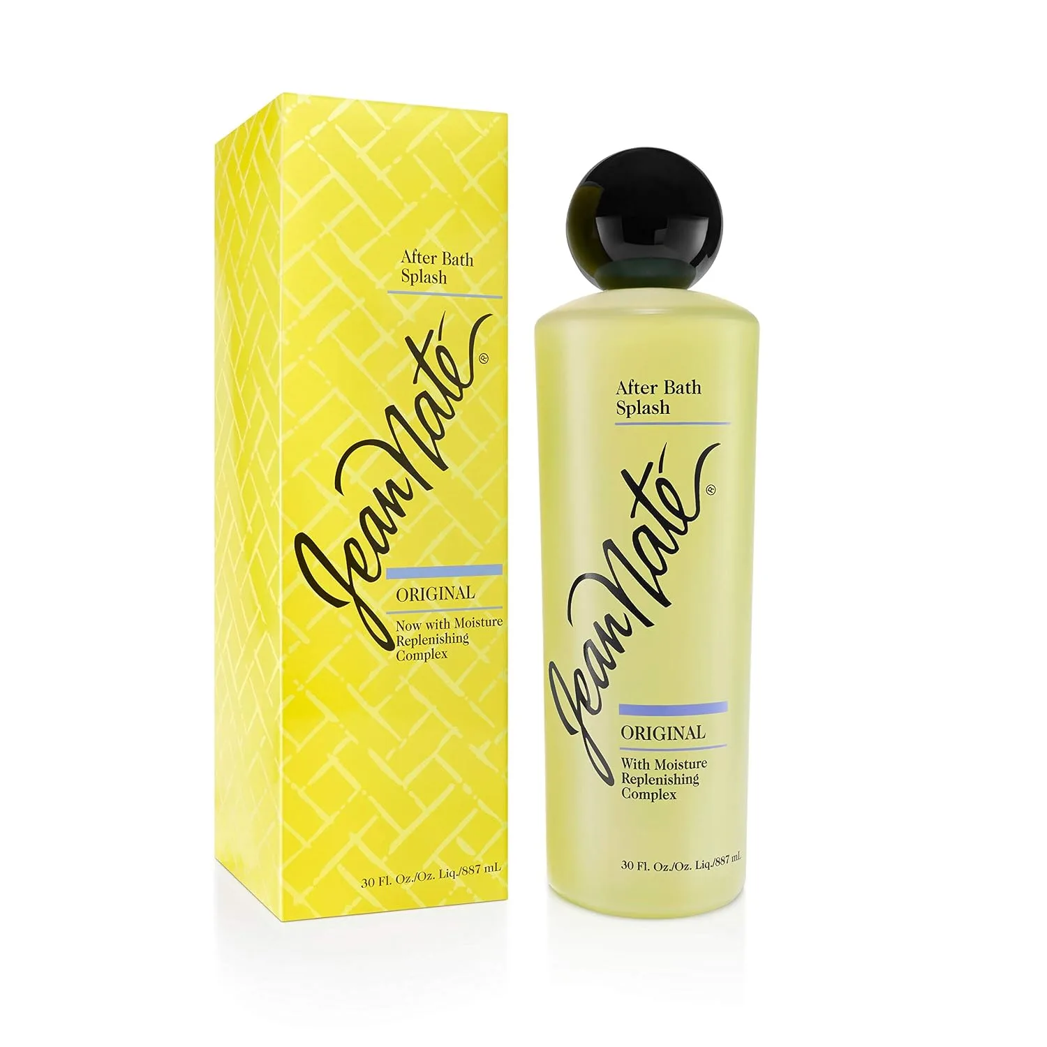 REVLON Jean Nate After Bath Splash, Original Bath Body Mist Infused with Vitamin E and Aloe Vera, Softens & Smoothes Skin, Citrus Scent, 30 Fl Oz