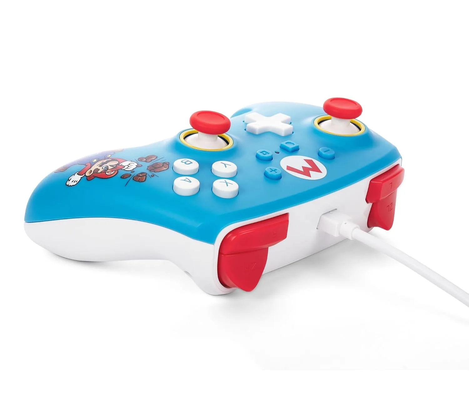 PowerA Nintendo Switch Wired Controller - Brick Breaker Mario, Mario Switch Controller, Detachable 10ft USB Cable, Plug & Play, Officially Licensed by Nintendo