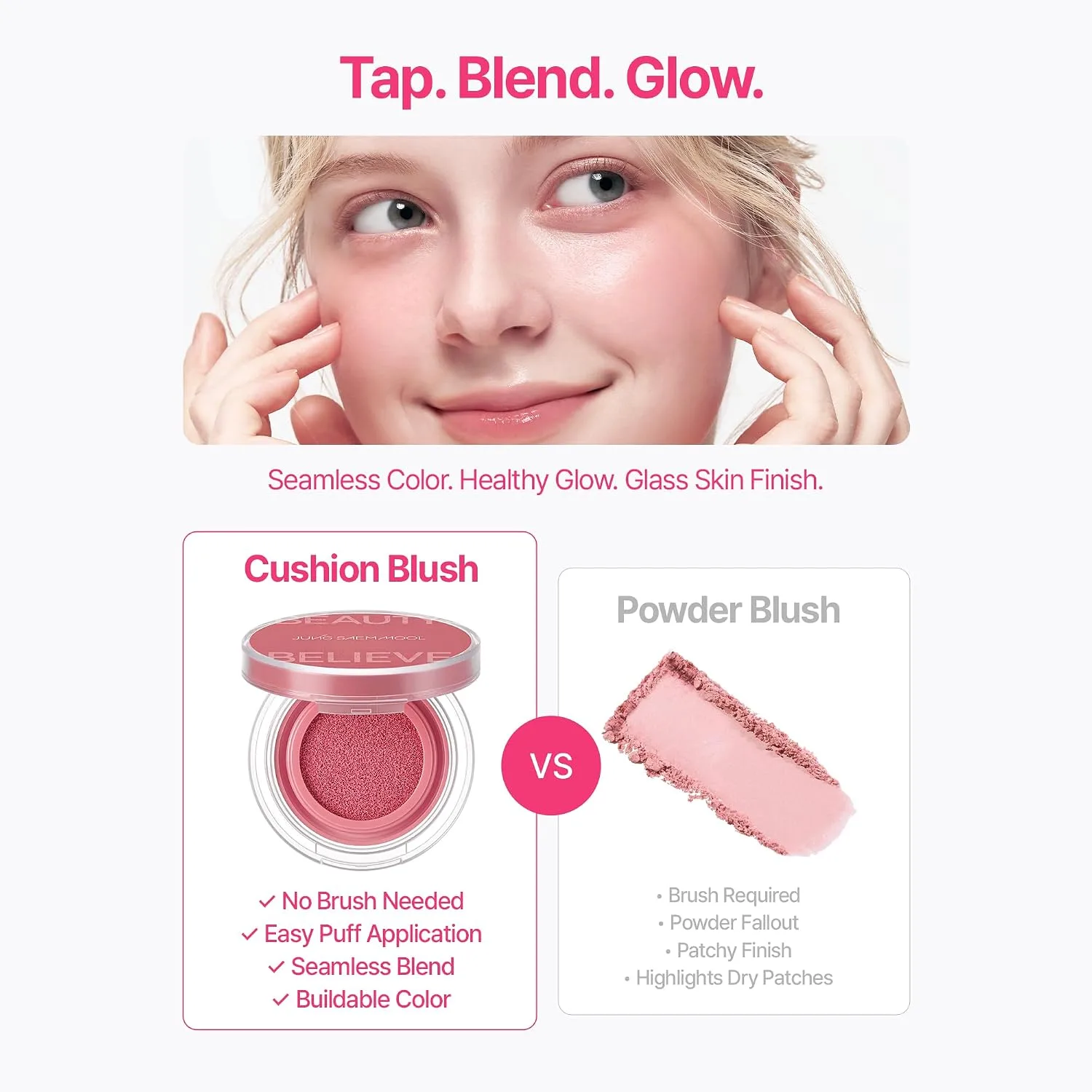 JUNG SAEM MOOL Artist Cushion Blush Dewy | Odd Mauve