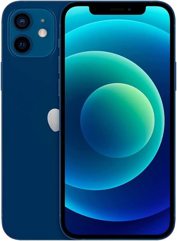 Apple iPhone 12, 128GB, Blue - Unlocked (Renewed)