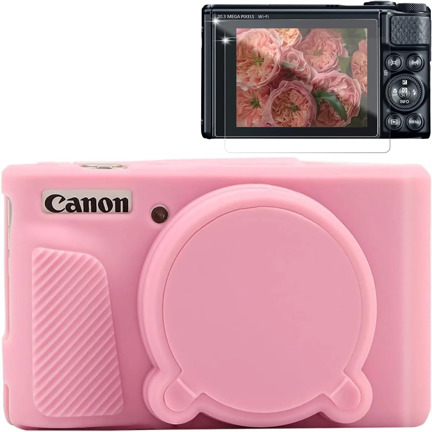Case for Canon PowerShot SX740 HS, SX730 HS Camera - Pink