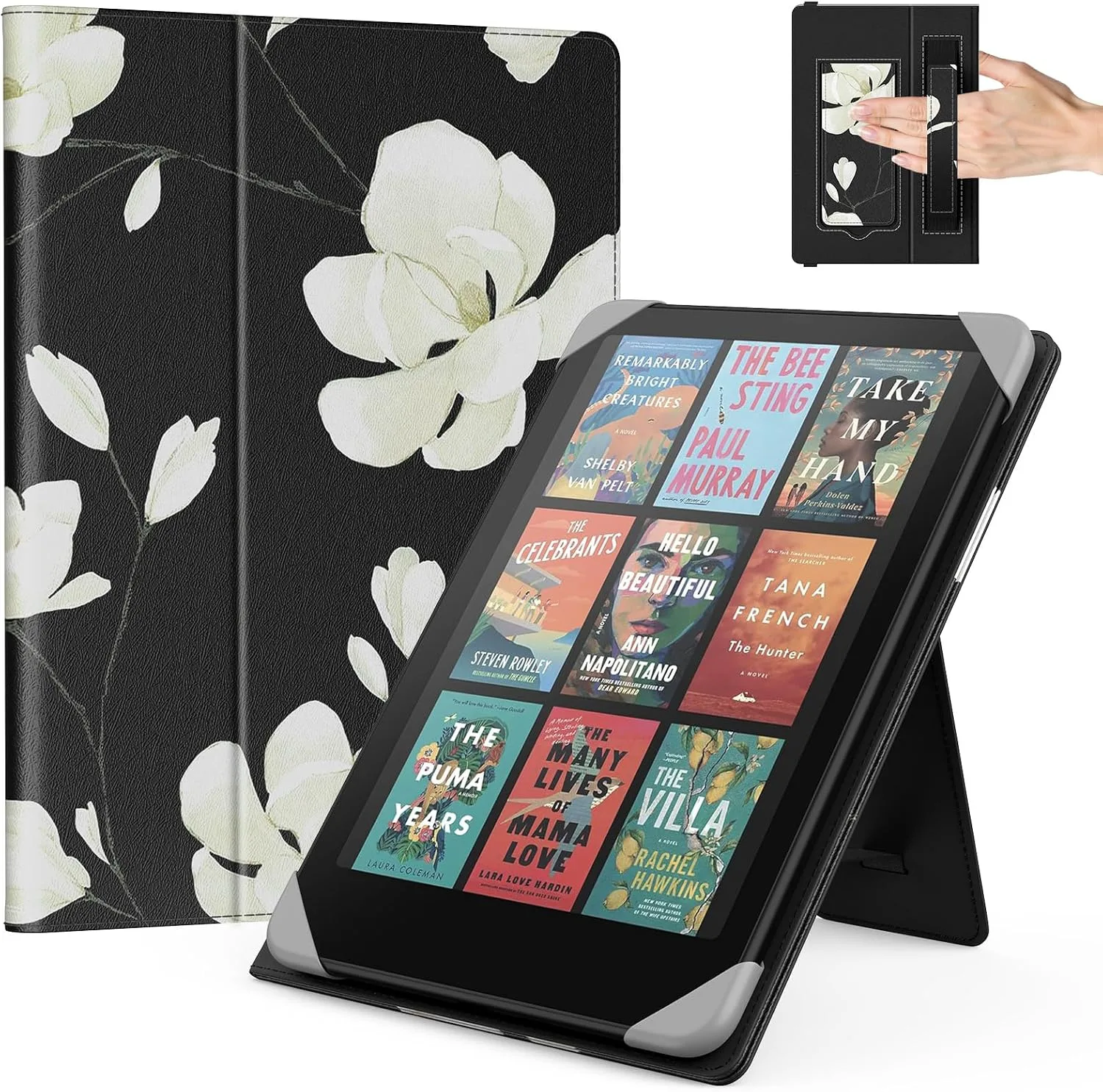 MoKo Universal Case for 6.8,7 Inch Paperwhite eReaders&Tablets, Magnolia