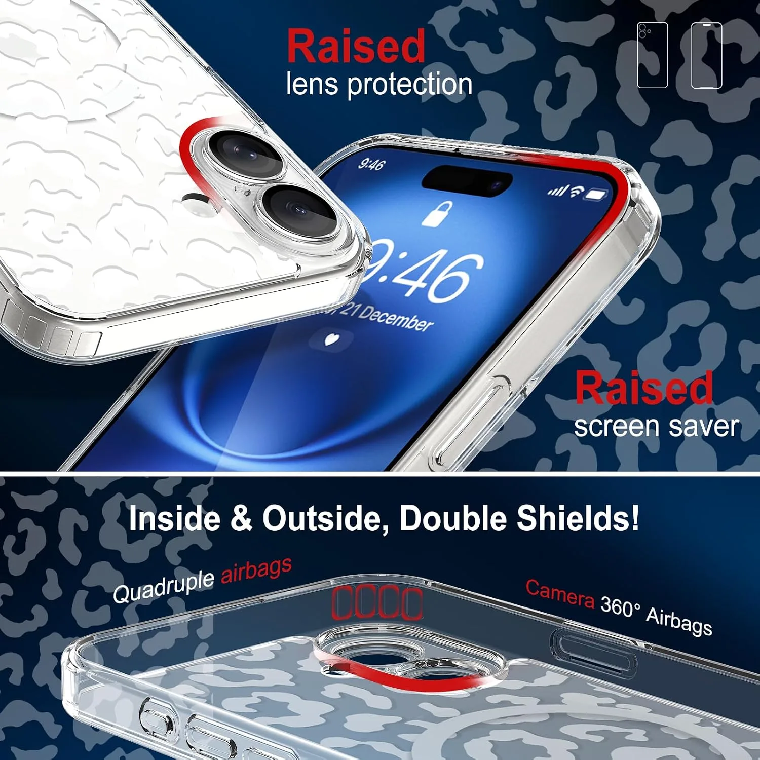 tharlet Magnetic for iPhone 16 Case, Compatible with MagSafe