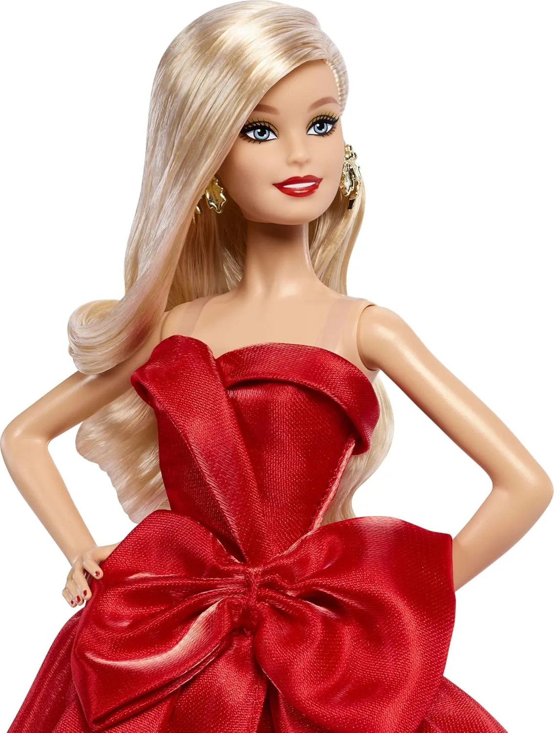 Barbie Signature 2026 Collectible Holiday Doll and Doll Stand