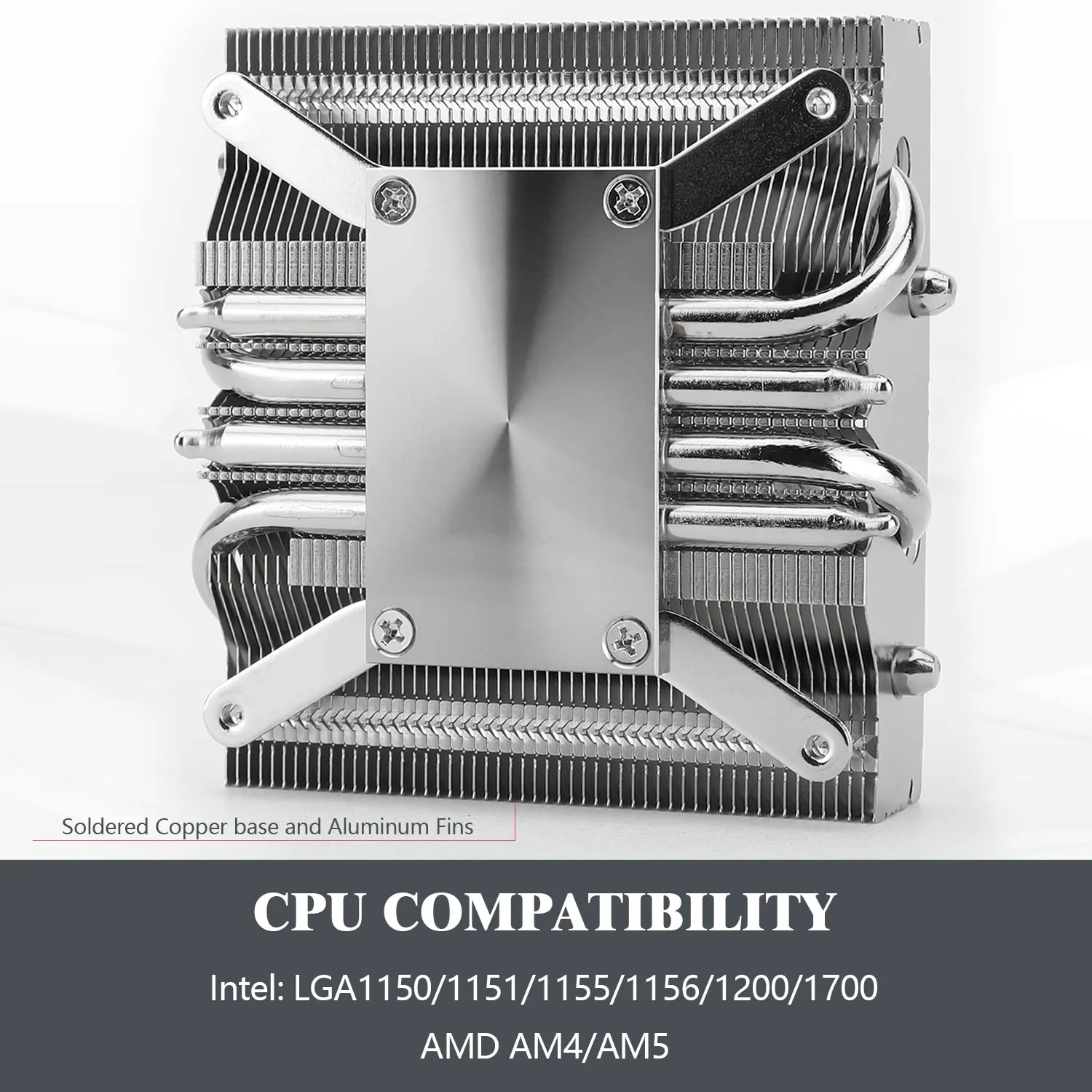 Thermalright AXP90-X53 Low Profile ITX CPU Air Cooler, 53mm Height Cooling