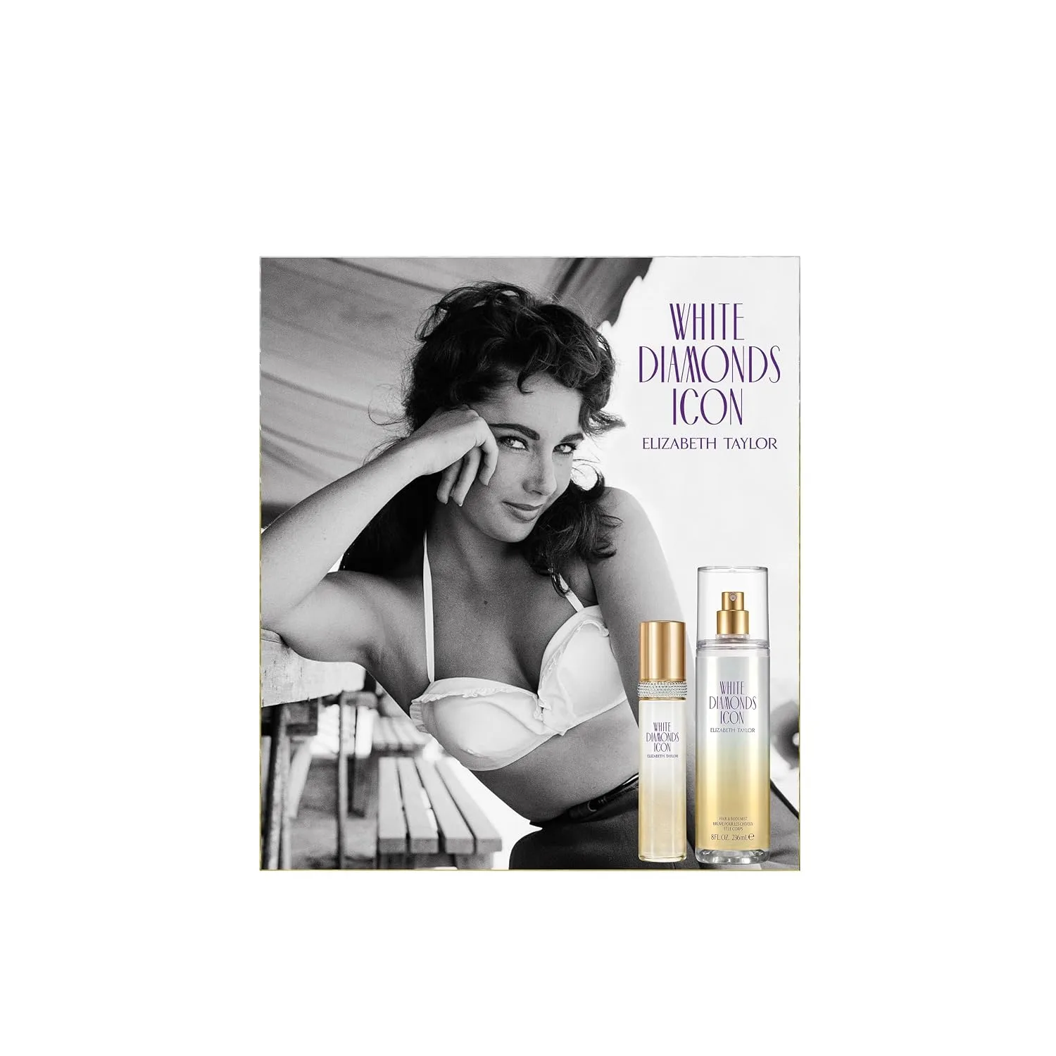 Elizabeth Taylor White Diamonds Icon Gift Set, 1.7 fl oz