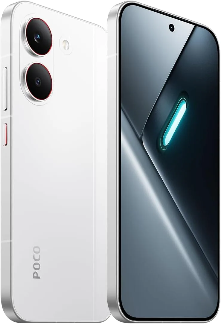 XIAOMI Poco X8 PRO 5G Ai (Compatible with Tmobile Mint Tello & Global) (256GB + 8GB) 6.59" 50MP Gamers Phone NFC Dual sim Unlocked Model 2511FPC34G Liberado (White)