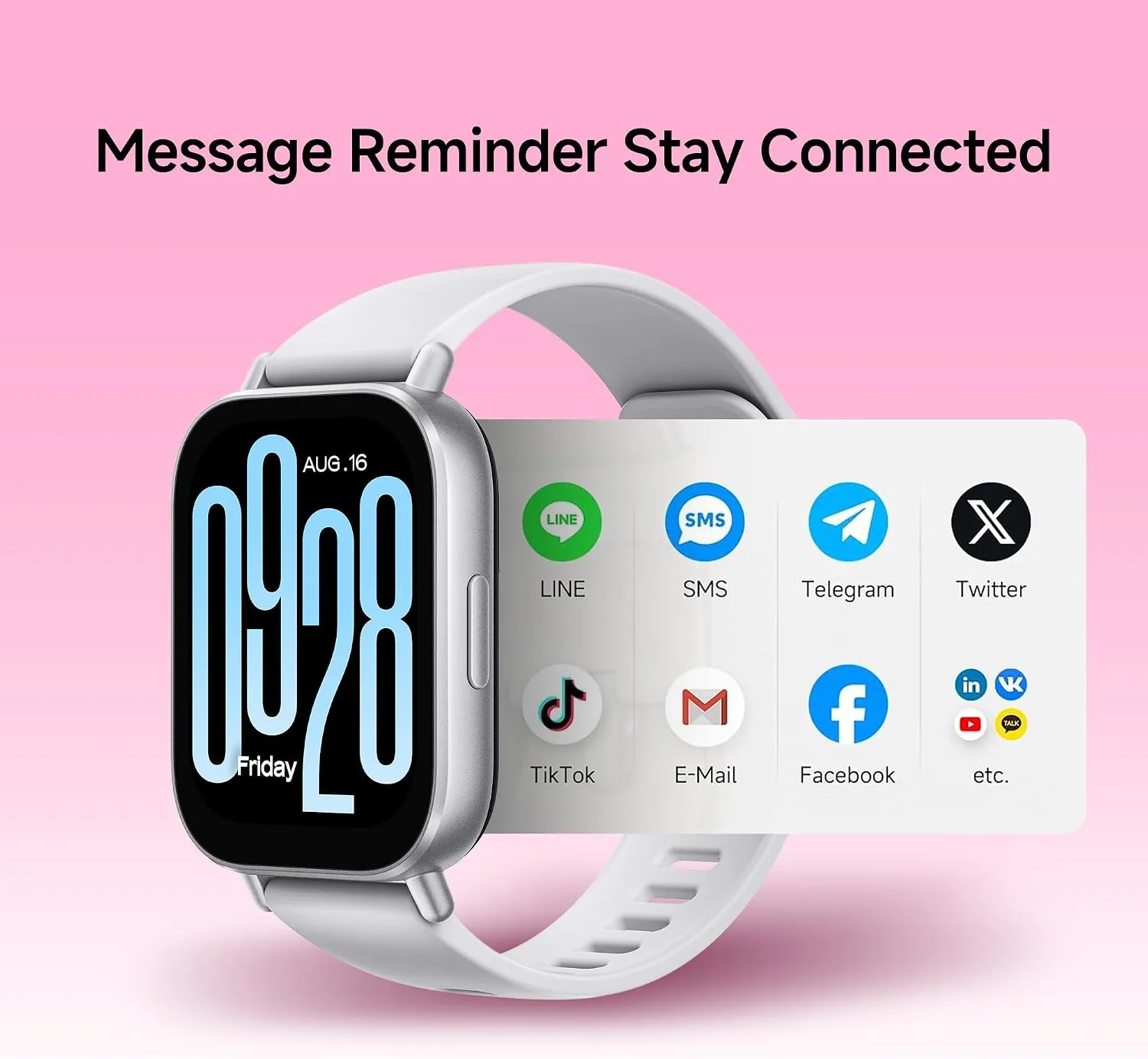XIAOMI Redmi Watch 5 Active Fitness Smartwatch, 18-Day, BT Calling, 5ATM