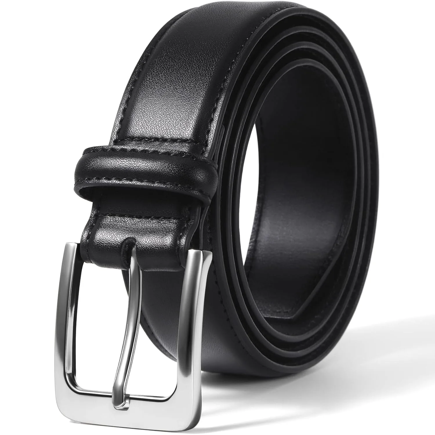 VATAN Men's Genuine Leather Dress Belts, Handmade Classic Every Day Belt