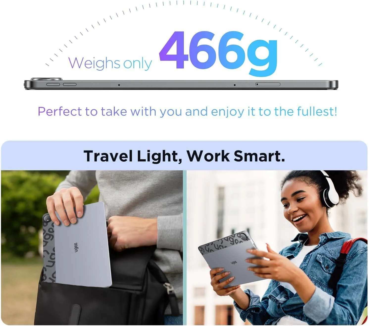 UGEE Drawing Tablet, Standalone Fun Drawing Pad with 10.36" 2K Ultra HD Full-Laminated Display, Android 14 6GB+128GB, 7000mAh+18W Battery,No Computer Needed Ideal for Digital Painting, Reading, Gaming