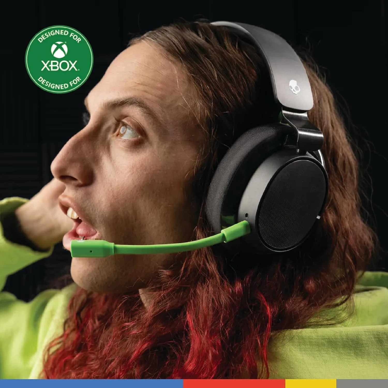 Skullcandy SLYR Pro Wireless Multi-Platform Gaming Headset - Black/Green