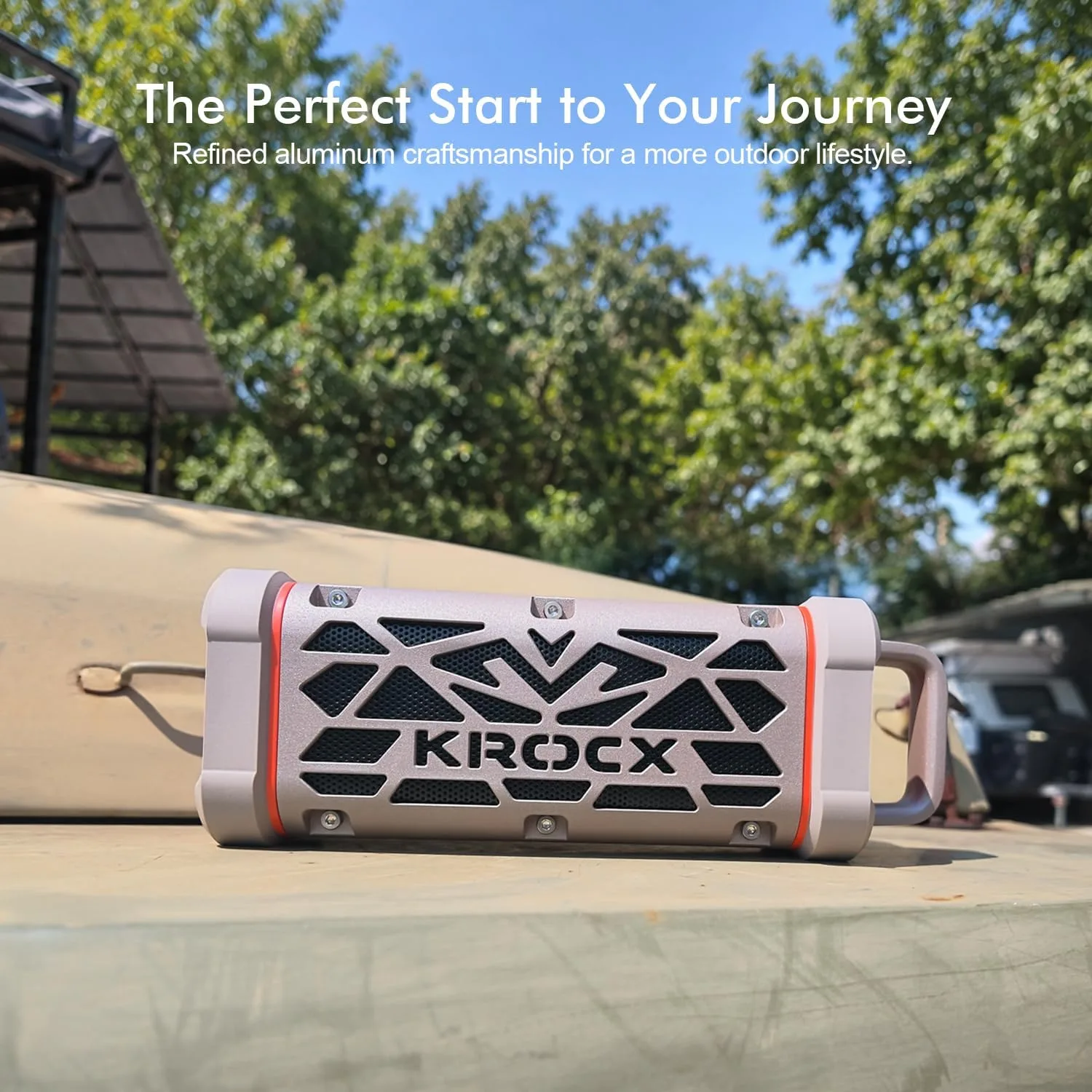 TRAVOR Premium Magnetic Bluetooth Speaker for Patio, Boat & Outdoor