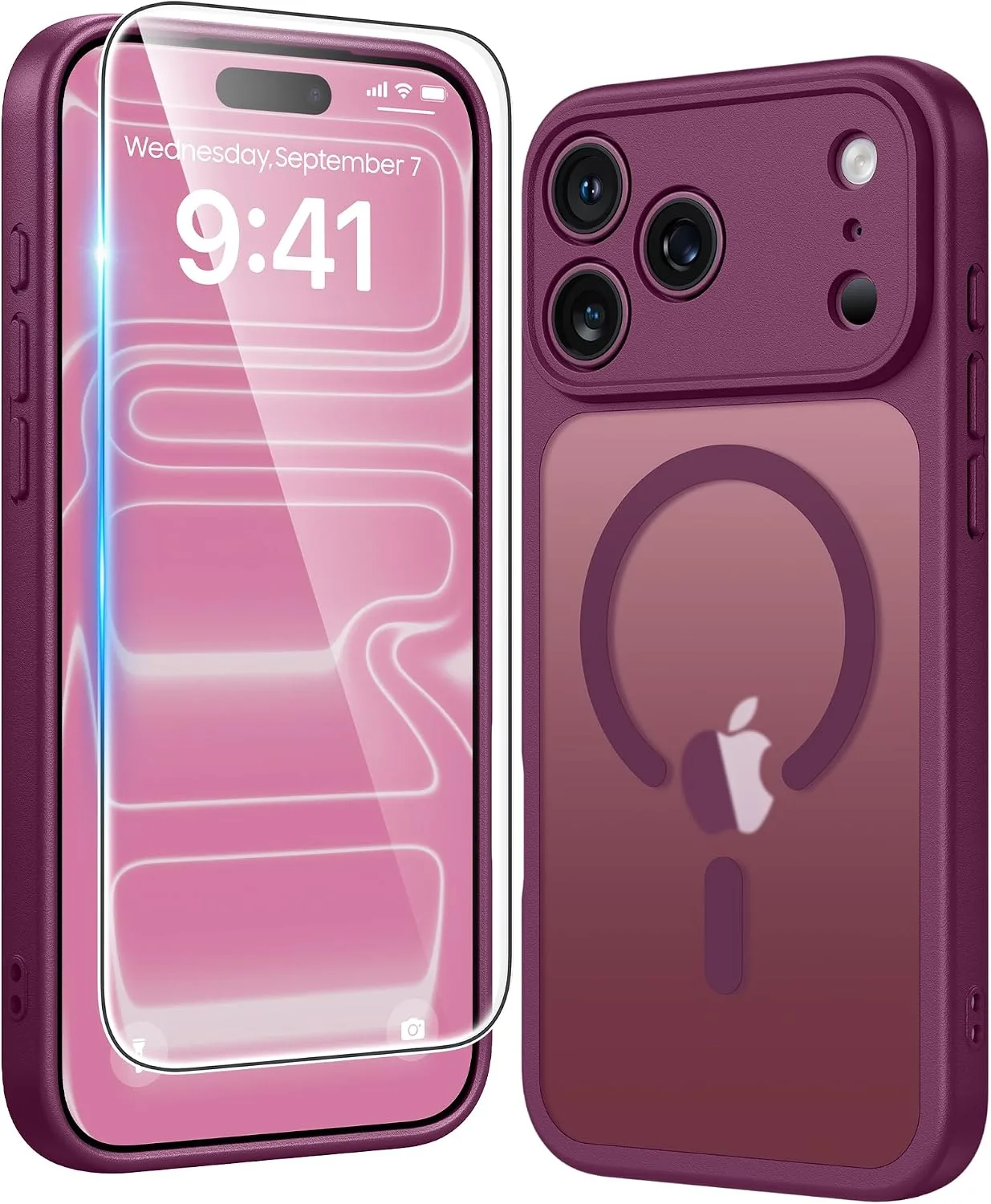 Carcasa Fntcase para iPhone 18 Pro Max / 17 Pro Max Mate compatible con MagSafe