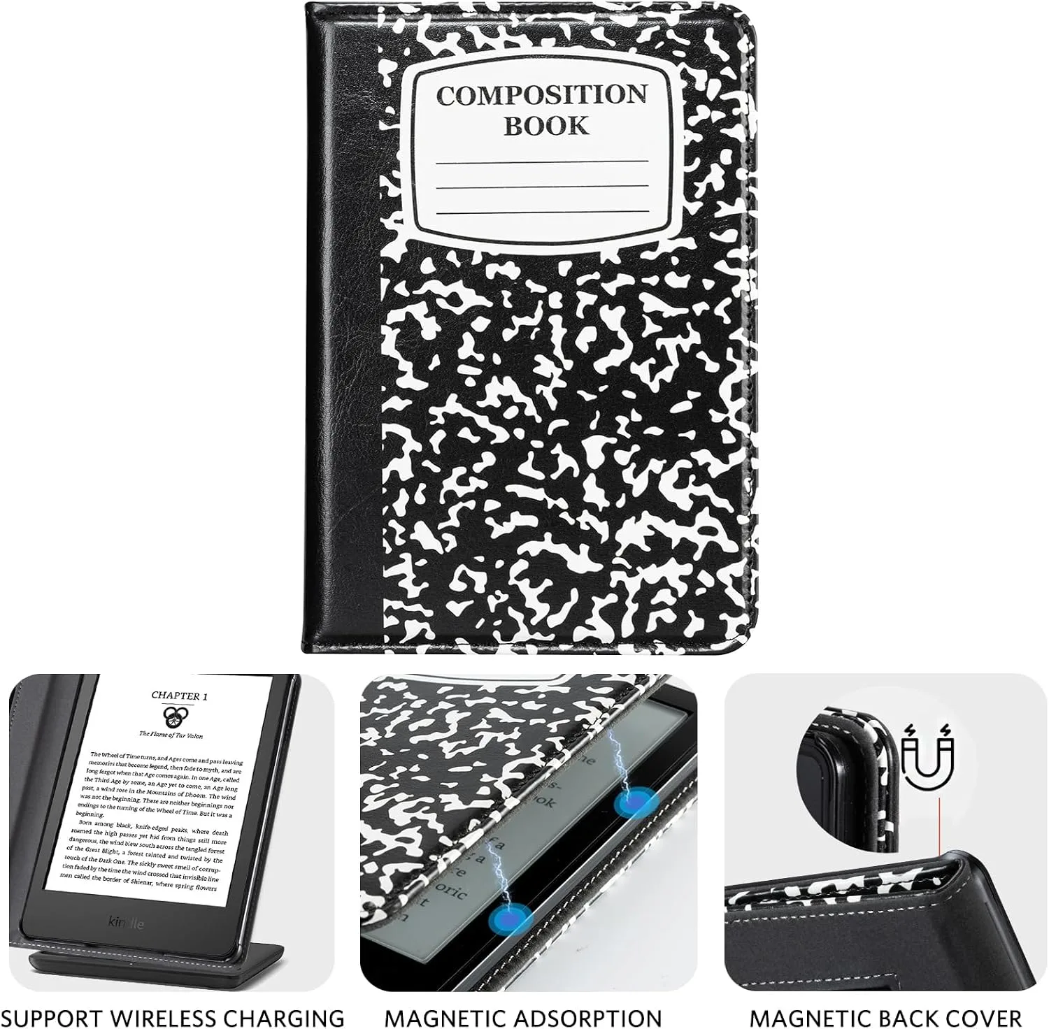 CoBak Case with Stand for for 6" Kindle (2024 & 2022, 11th Gen)