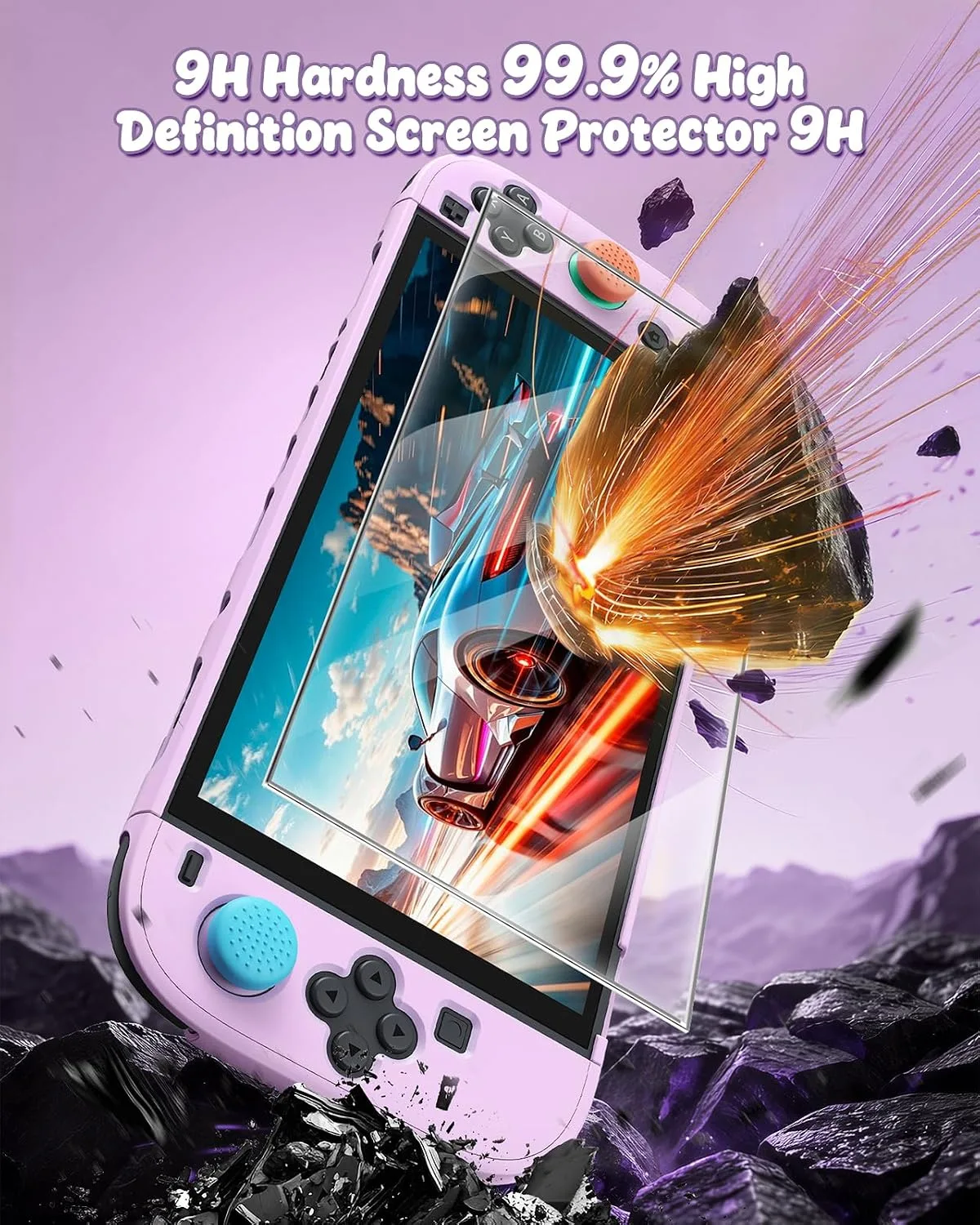 Switch 2 Cover Case&Screen Protector, FYOUNG Dockable Shell for Nintendo 2