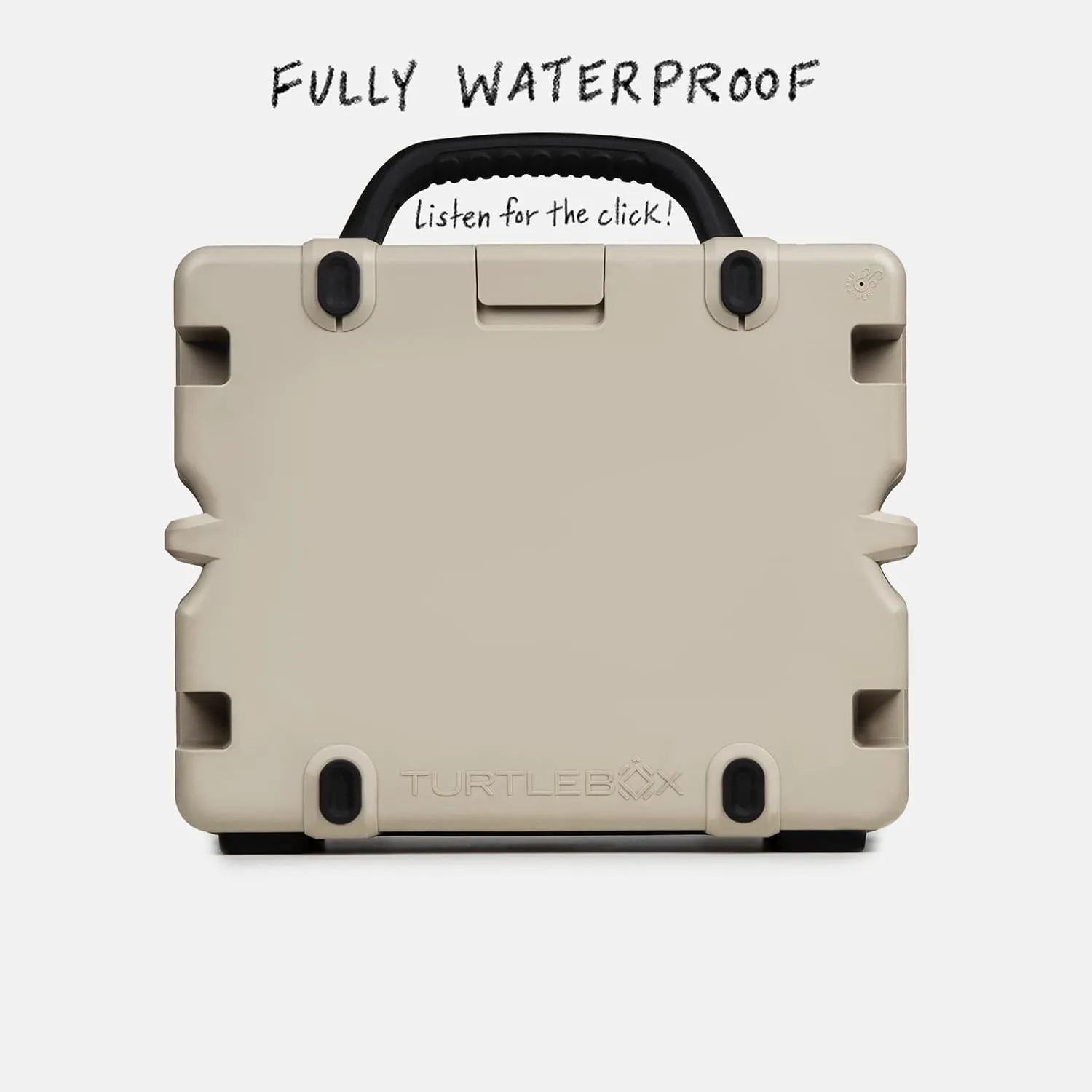 Turtlebox Grande, Largest Outdoor Bluetooth Speaker, Waterproof, Tan