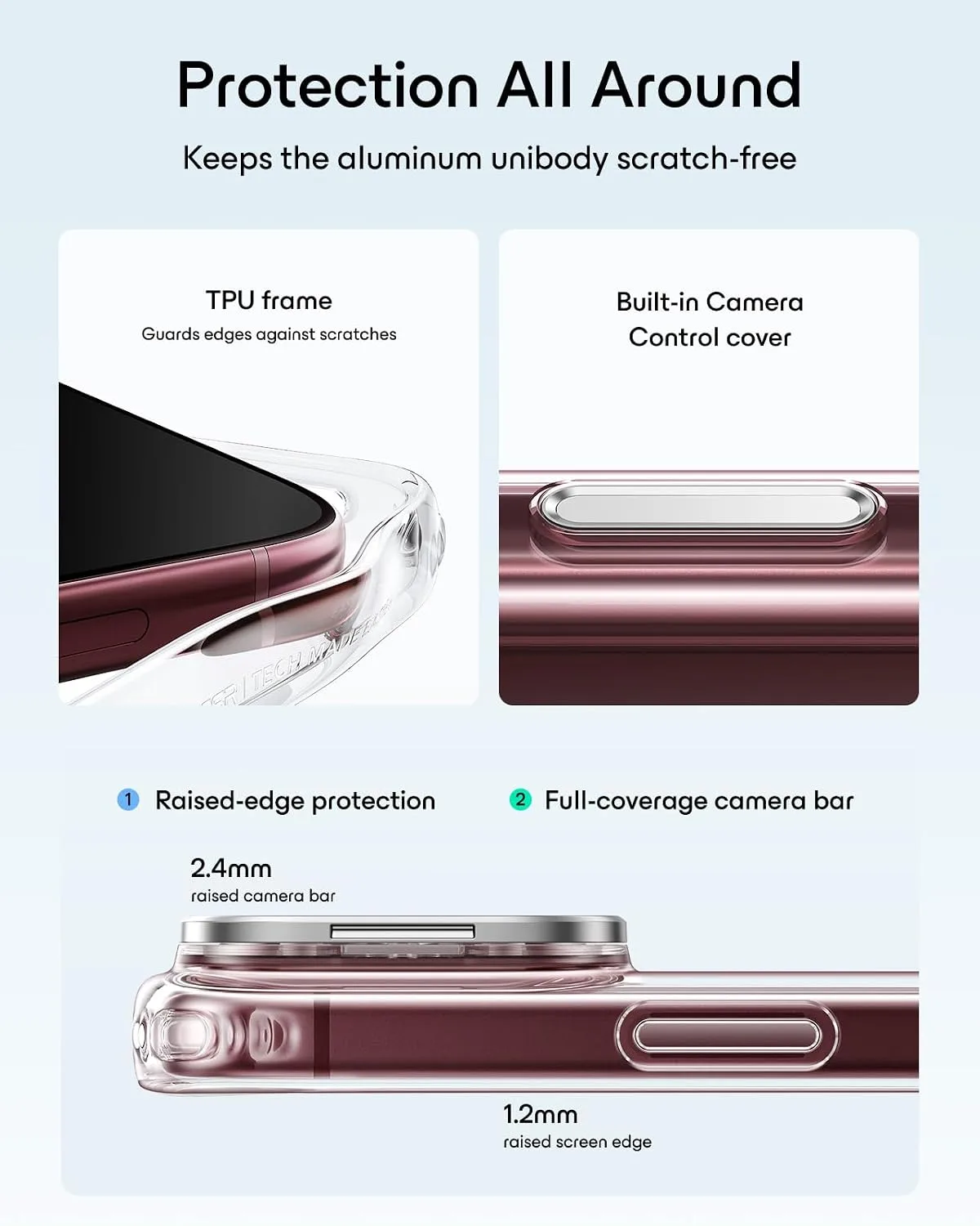 ESR Classic Hybrid for iPhone 18 Pro Max/17 Pro Max Case with Flex Stand