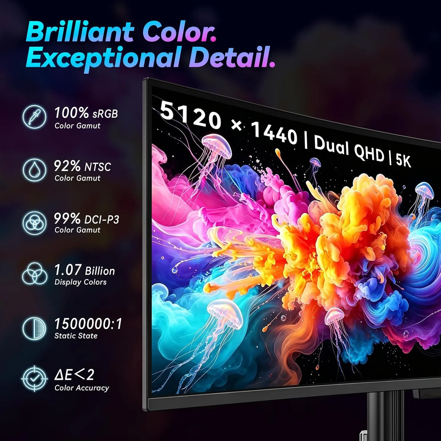 Deco Gear 49" (DG49OLED240) QD-OLED Curved Gaming Monitor