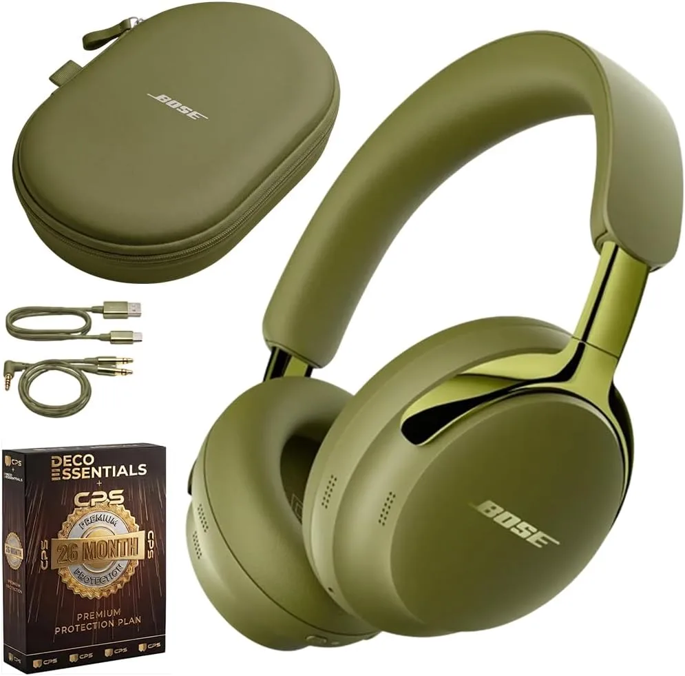 Bose QuietComfort Ultra Headphones 2nd Gen Over-Ear Wireless Bundle
